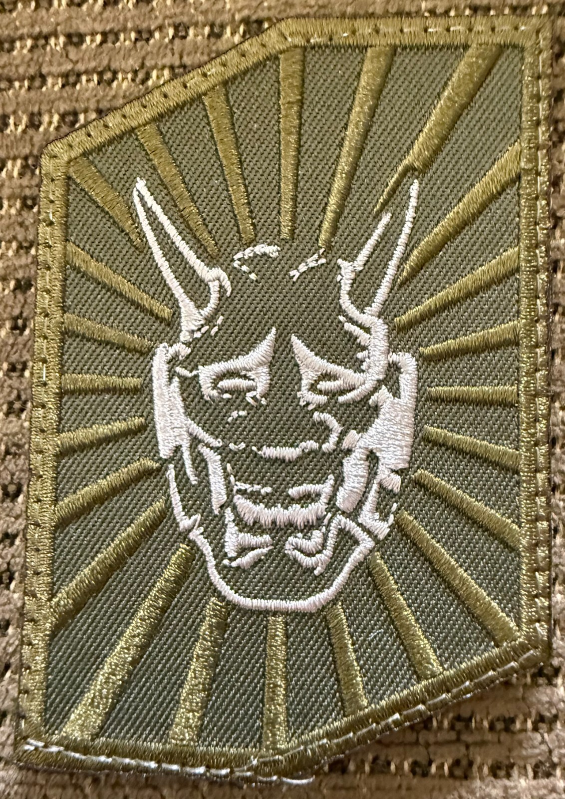 Oni Gear "Hex" Olive/White Variant Patch