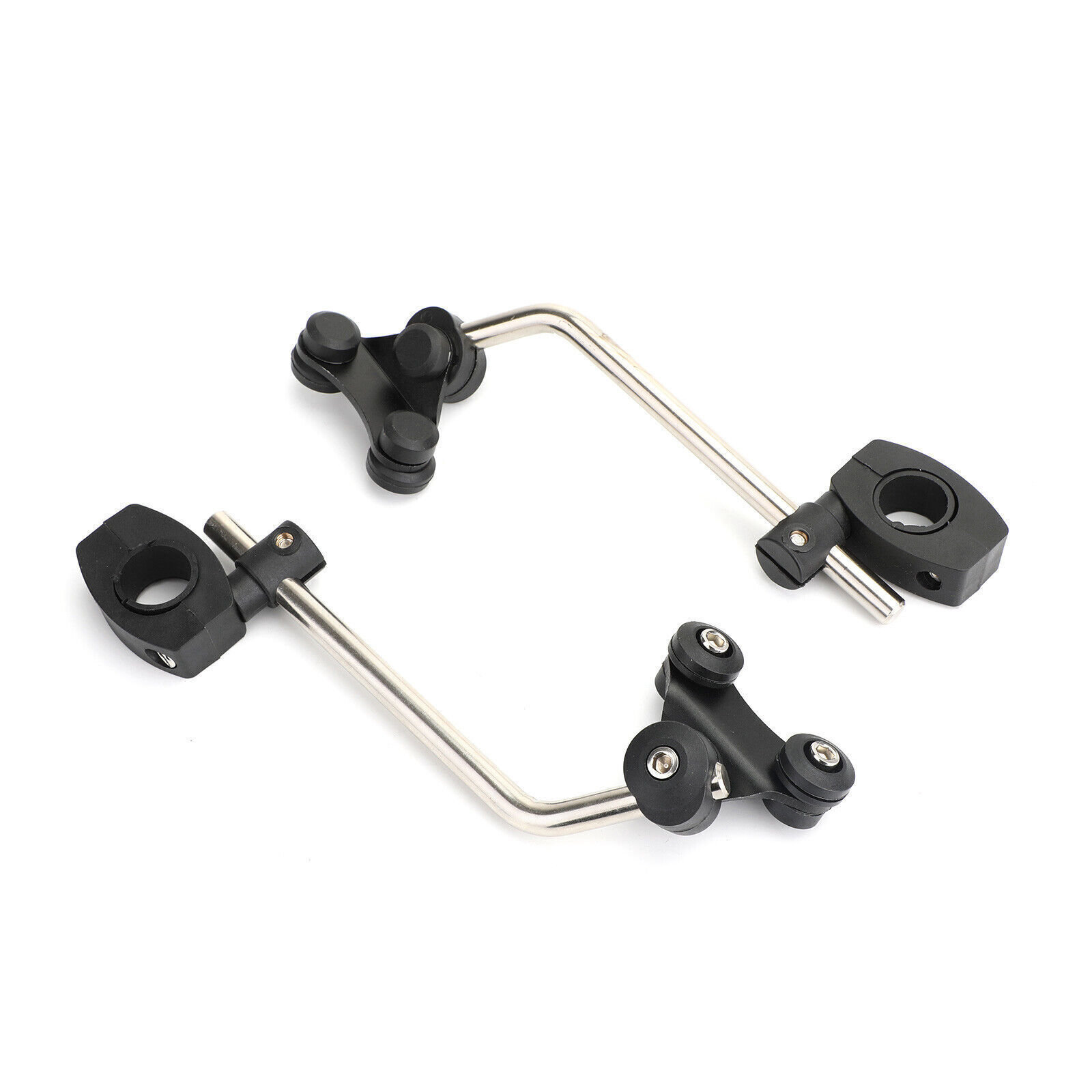 Windscreen Bracket 7/8" 22mm Standard Handlebar Windshield Mount Clamp BLK