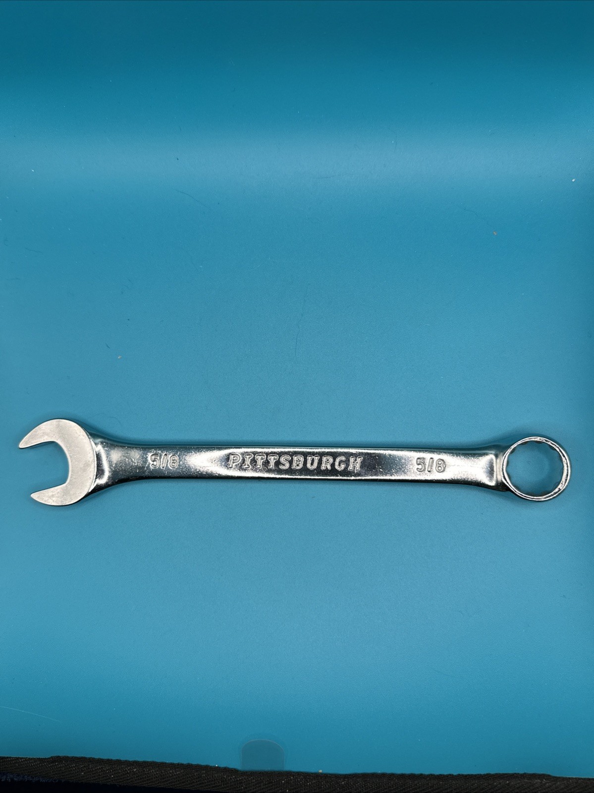 Pittsburgh Combination SAE Wrench 5/8 Inch 12 Point Chrome Vanadium