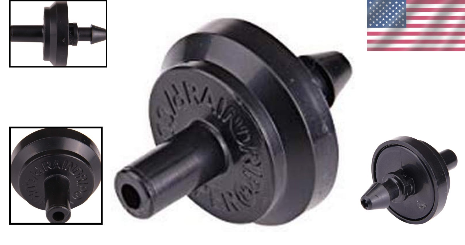 Color-Coded 10-Pack Pressure Compensating Drippers - Maintain Consistent Flow