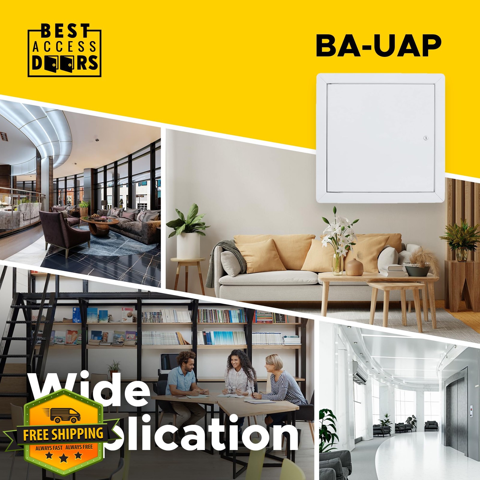 Best Access Doors 10x10 Inch Drywall Panel