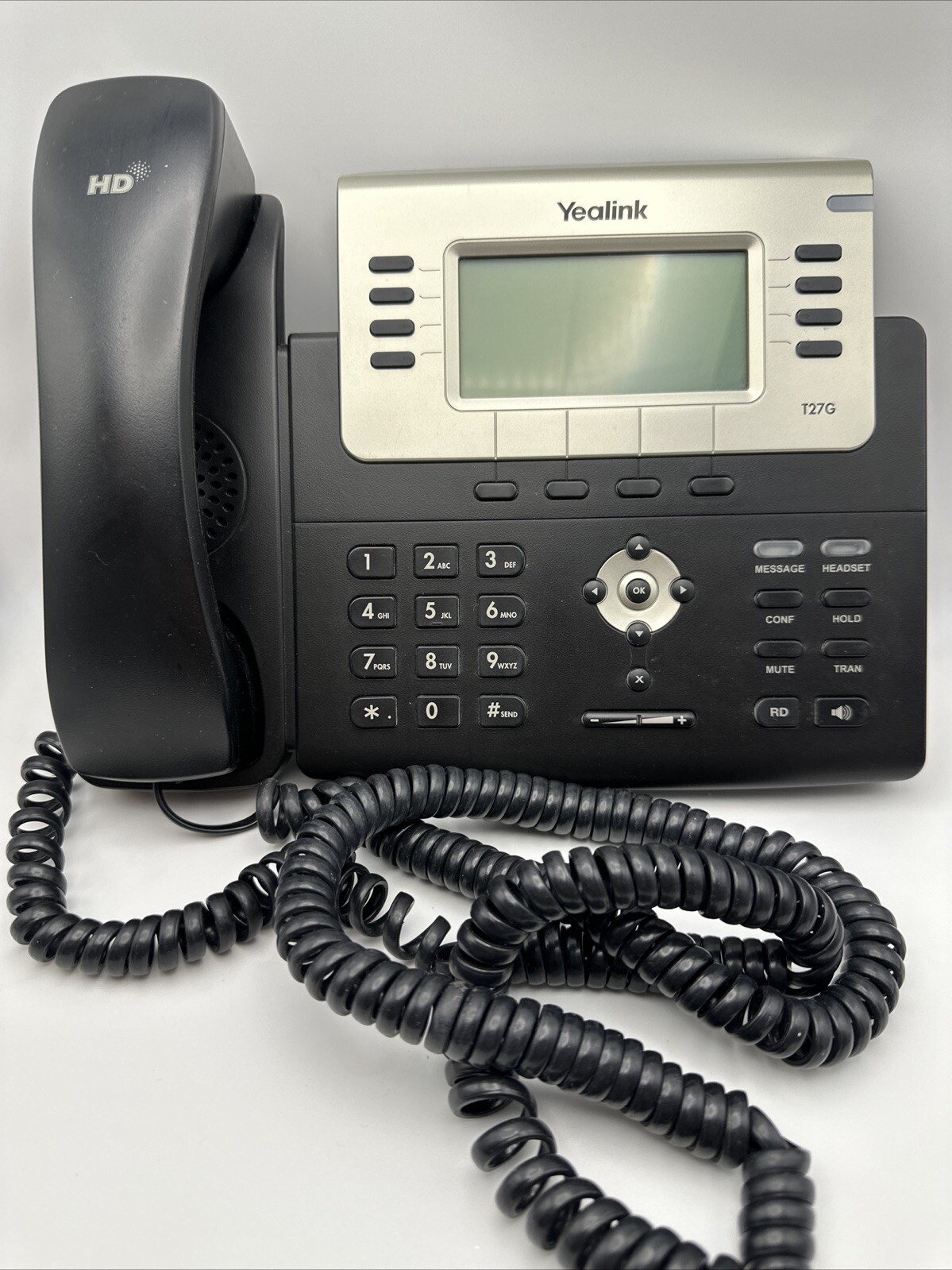 Yealink SIP-T27G 6 Line IP Phone  PoE.. TESTED