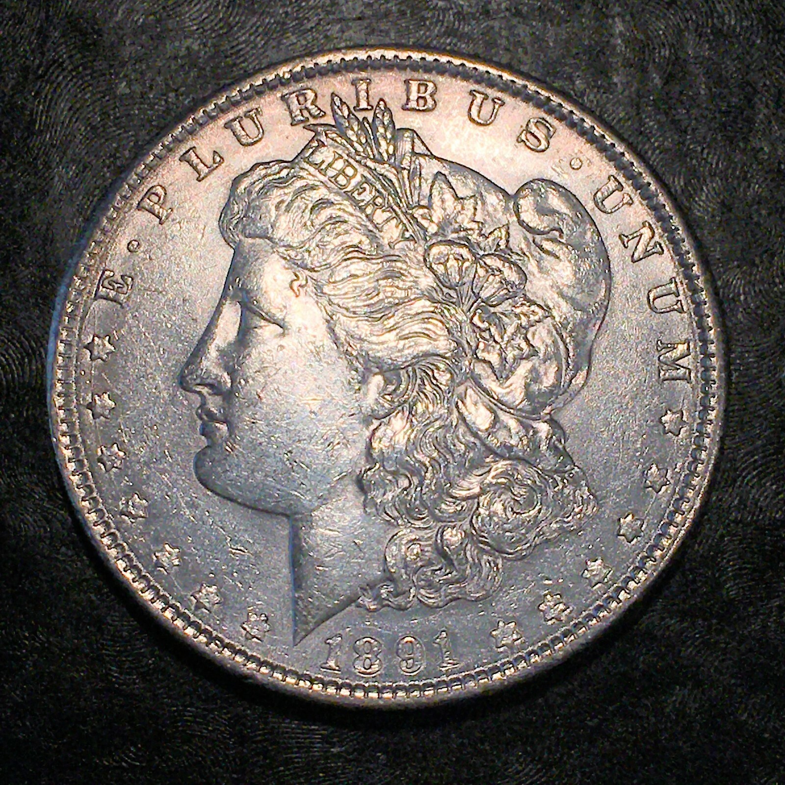 1891 Morgan Silver Dollar - High Quality Scans #K712