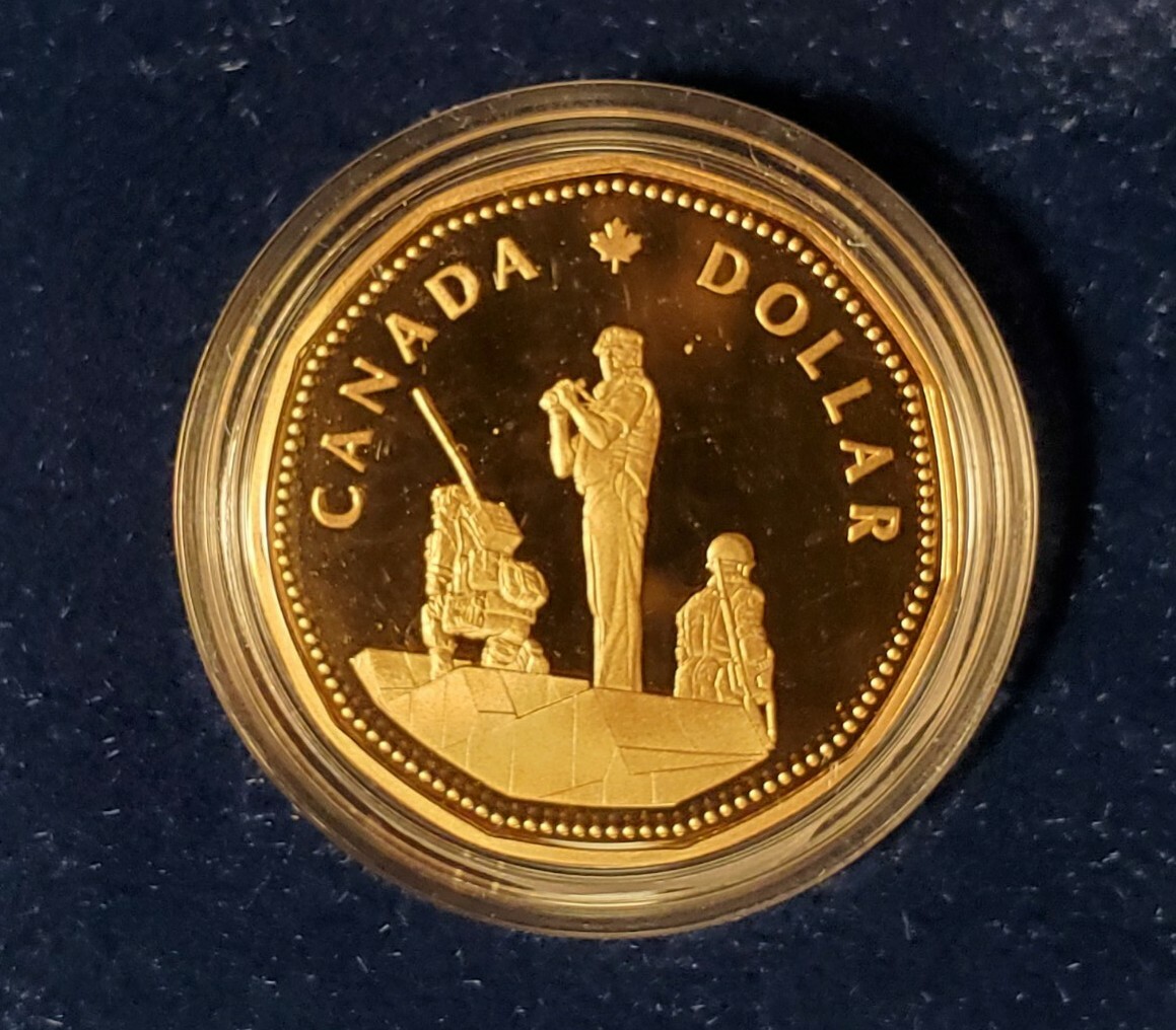 1995 Canada Peacekeeping Proof Dollar Coin w/ Box & COA - ENN Coins SE