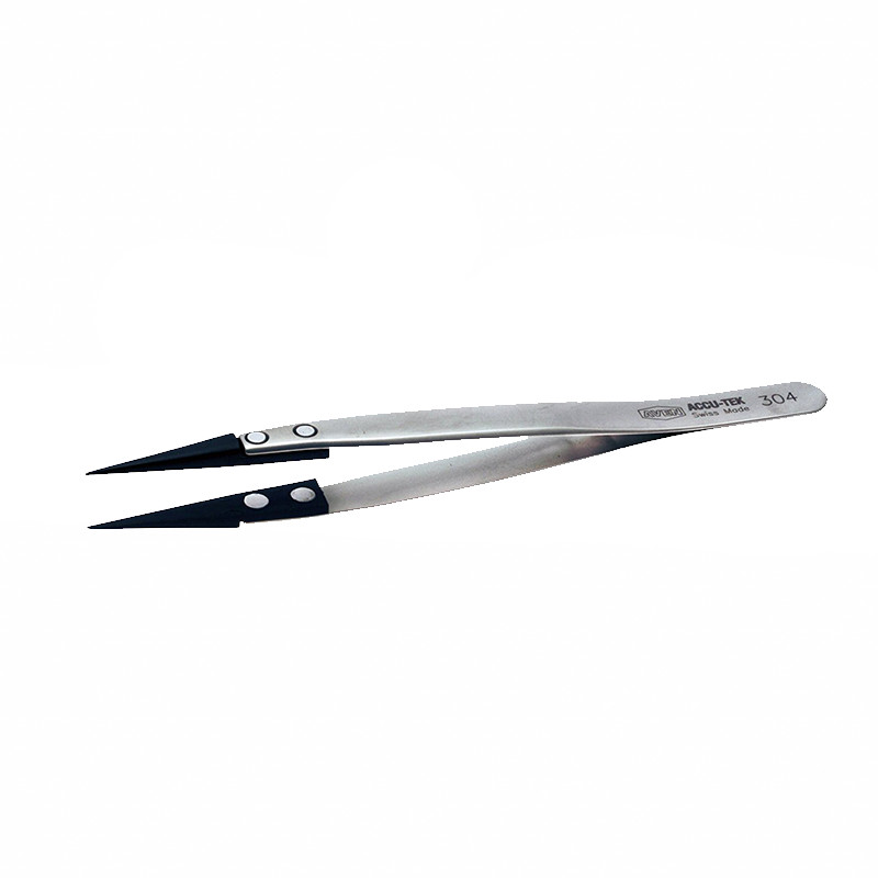 Aven 18704 Carbofib 304-CF Tweezers, 5"