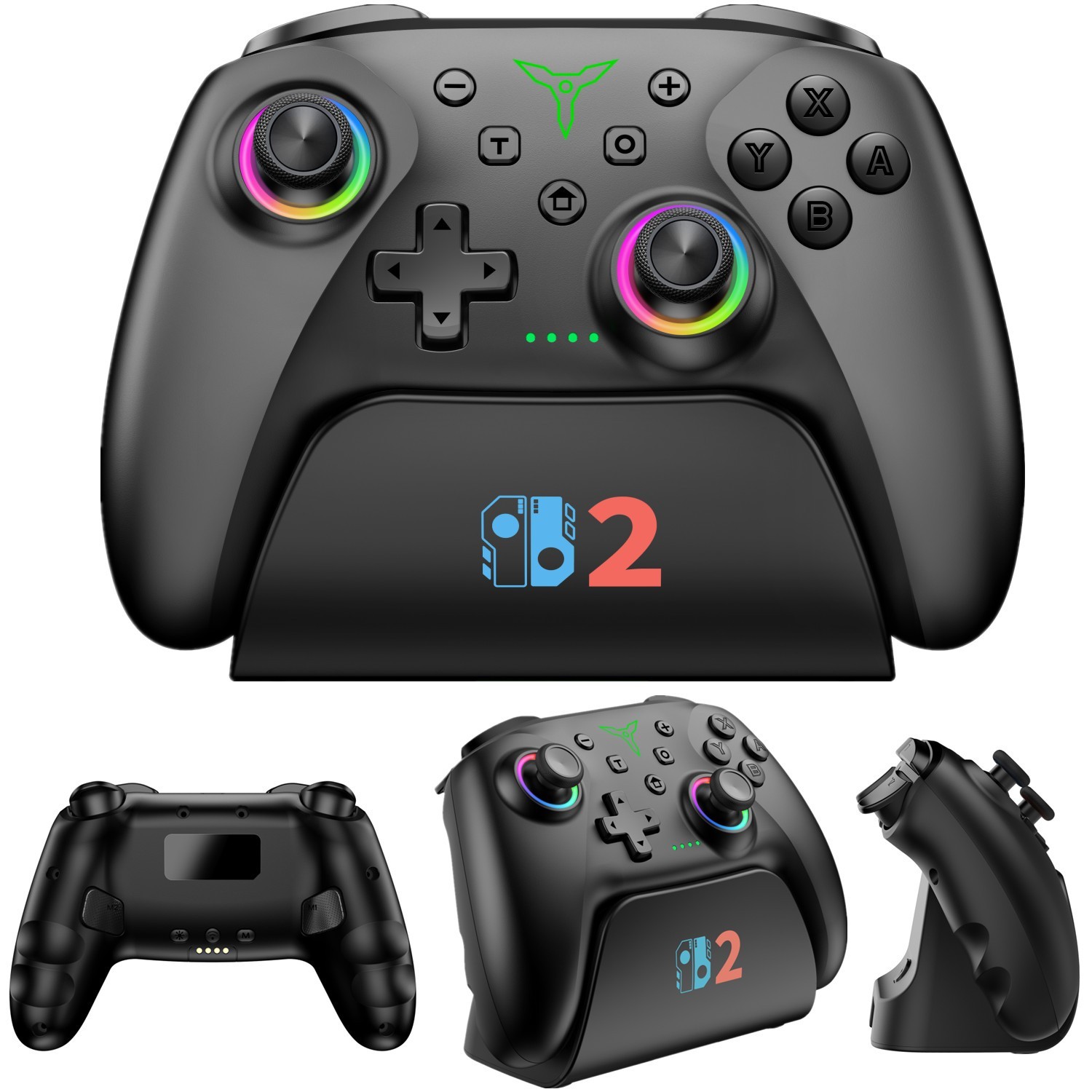 Wireless Switch Pro For Nintendo Switch 2/OLED,PC Controller Joystick Gamepad