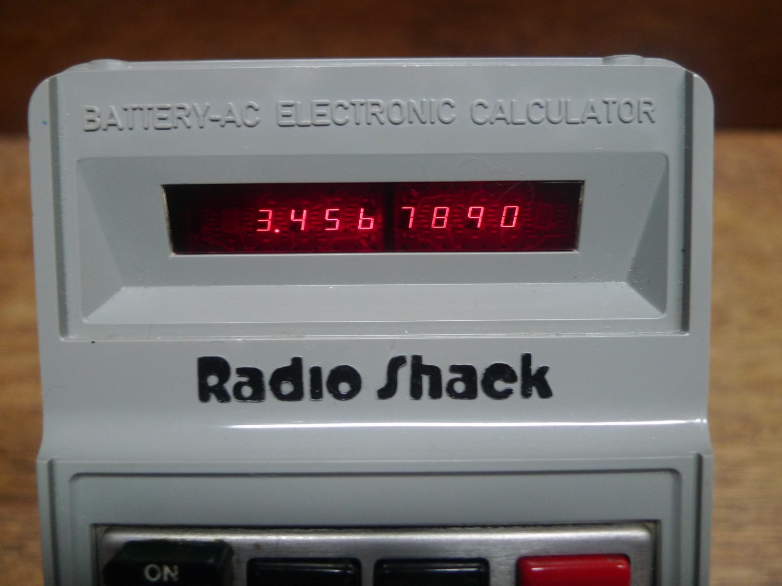 RADIO SHACK EC-100 ULTRA RARE 1972 KLIXON VINTAGE CALCULATOR WORKS PERFECTLY