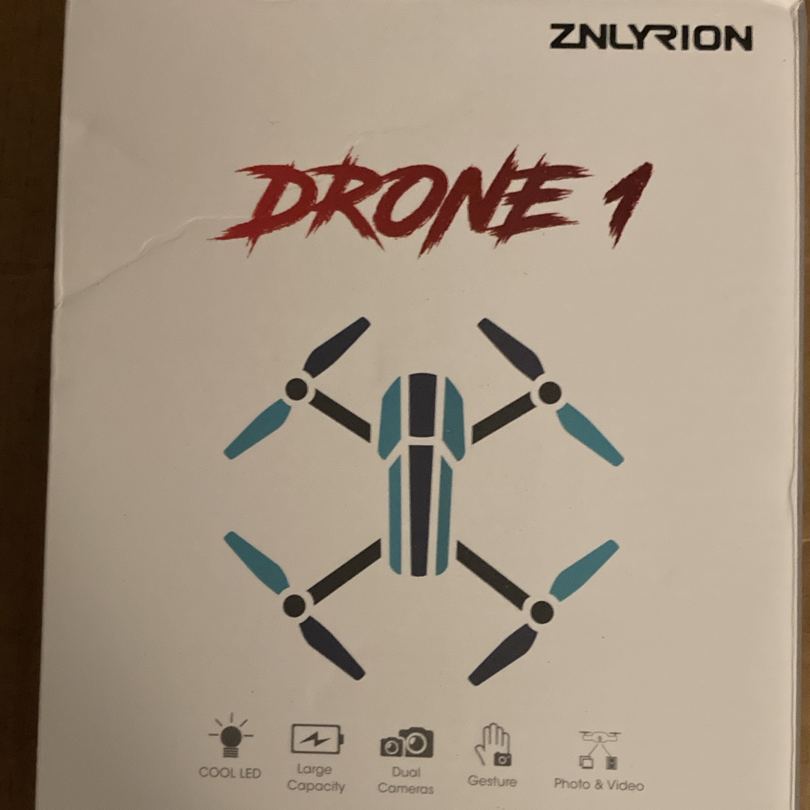 ZNLYRION Drone 1 RC Quadcopter with Camera, Remote Controller & Case