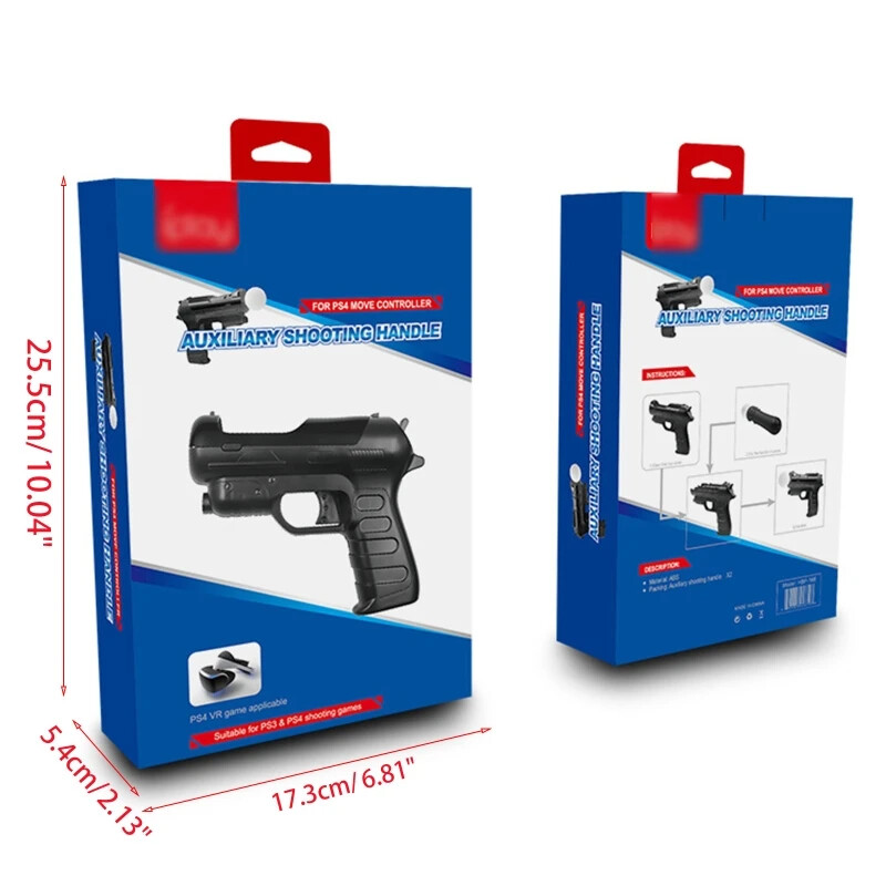 Exquisite Move Shooter Guns Motion Controller Attachment Nav for PS4 VR for PS3