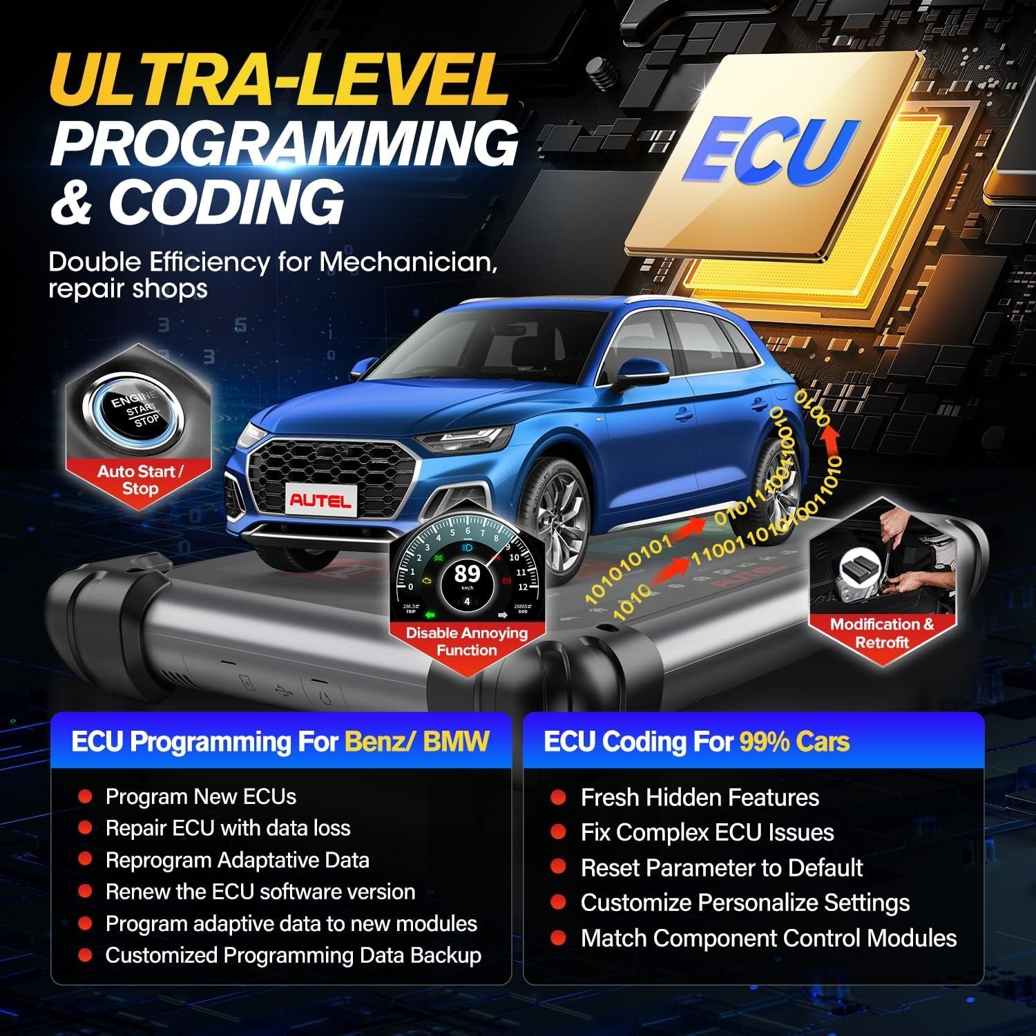 Autel MaxiSys Elite II PRO ULTRA Auto Diagnostic Scanner Programming ECU /Coding