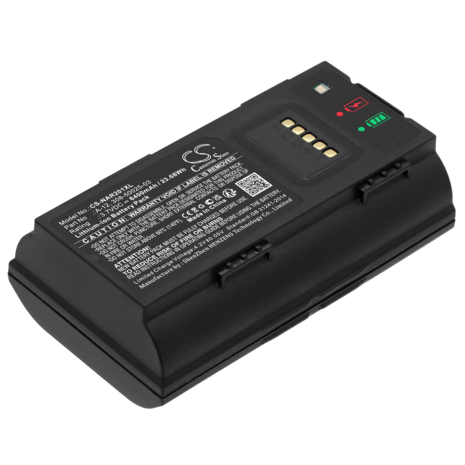 Battery for Arlo 308-50025-03 A-12 AVD2001 Essential Smart Wired Video Doorbell