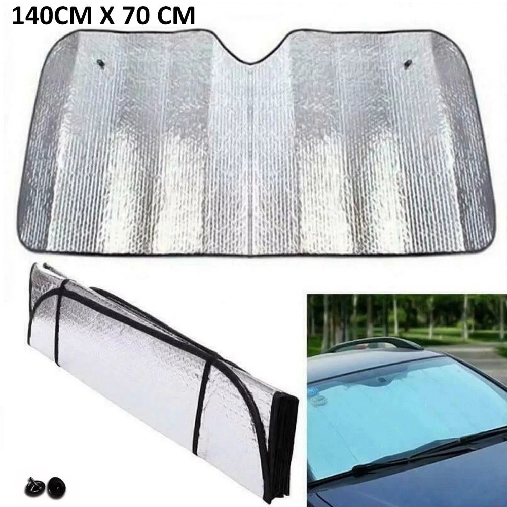 140x70cm Large Windscreen Sun Shade Car Van Double Sided Aluminium UV Protect