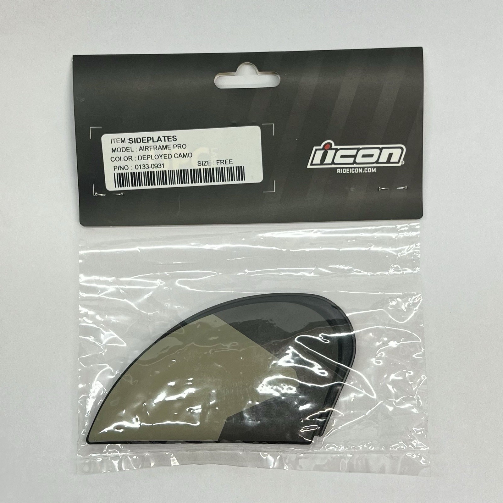 ICON AIRFORM PRO REPLACEMENT SIDE PLATES DEPLOYED CAMO #0133-0931