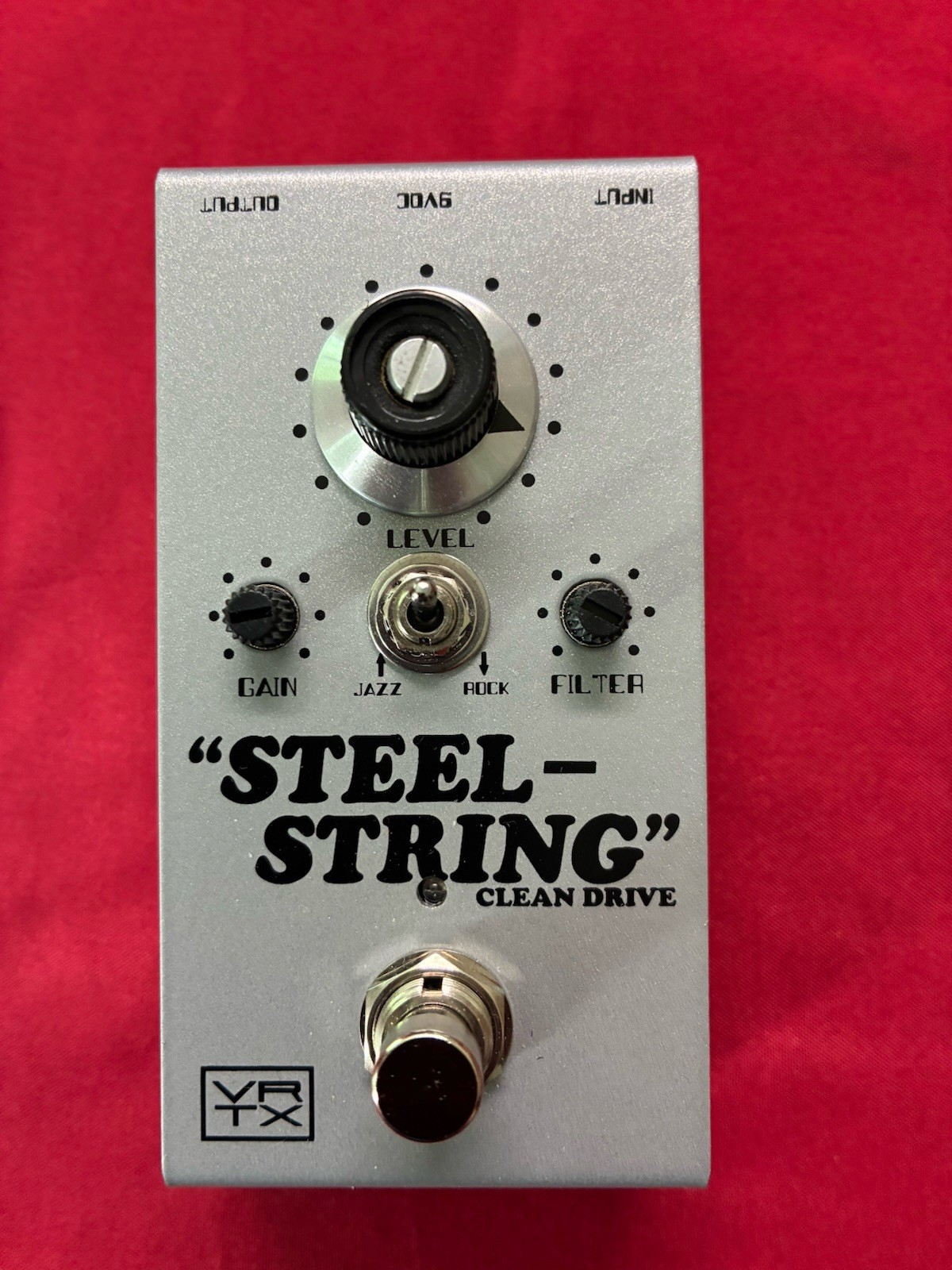 Vertex Steel String Clean Drive MKII Analog Overdrive Pedal for Guitar/Bass
