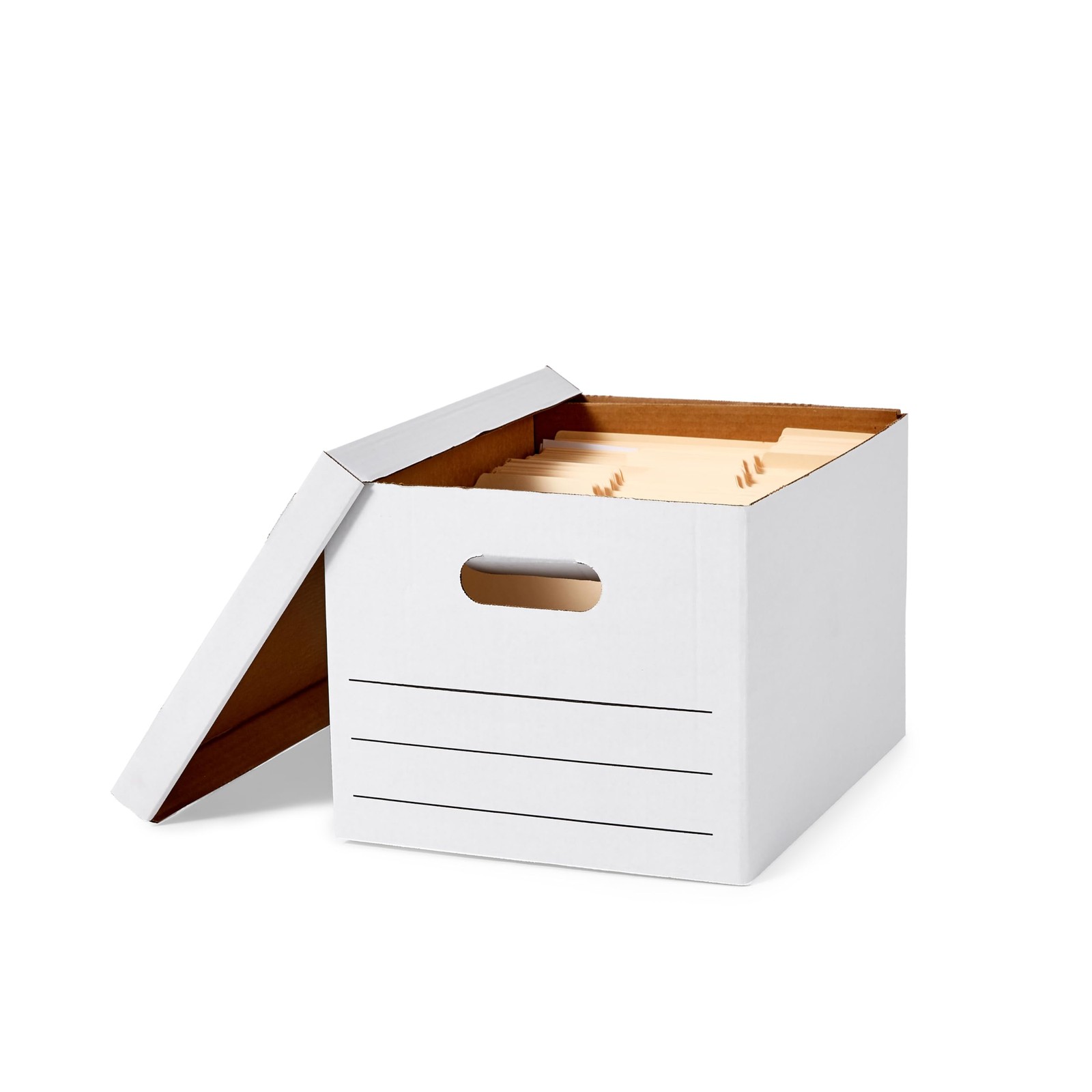 Retailer Basics Storage/Filing Boxes Lift-Off Lid - Sturdy Easy Assembly