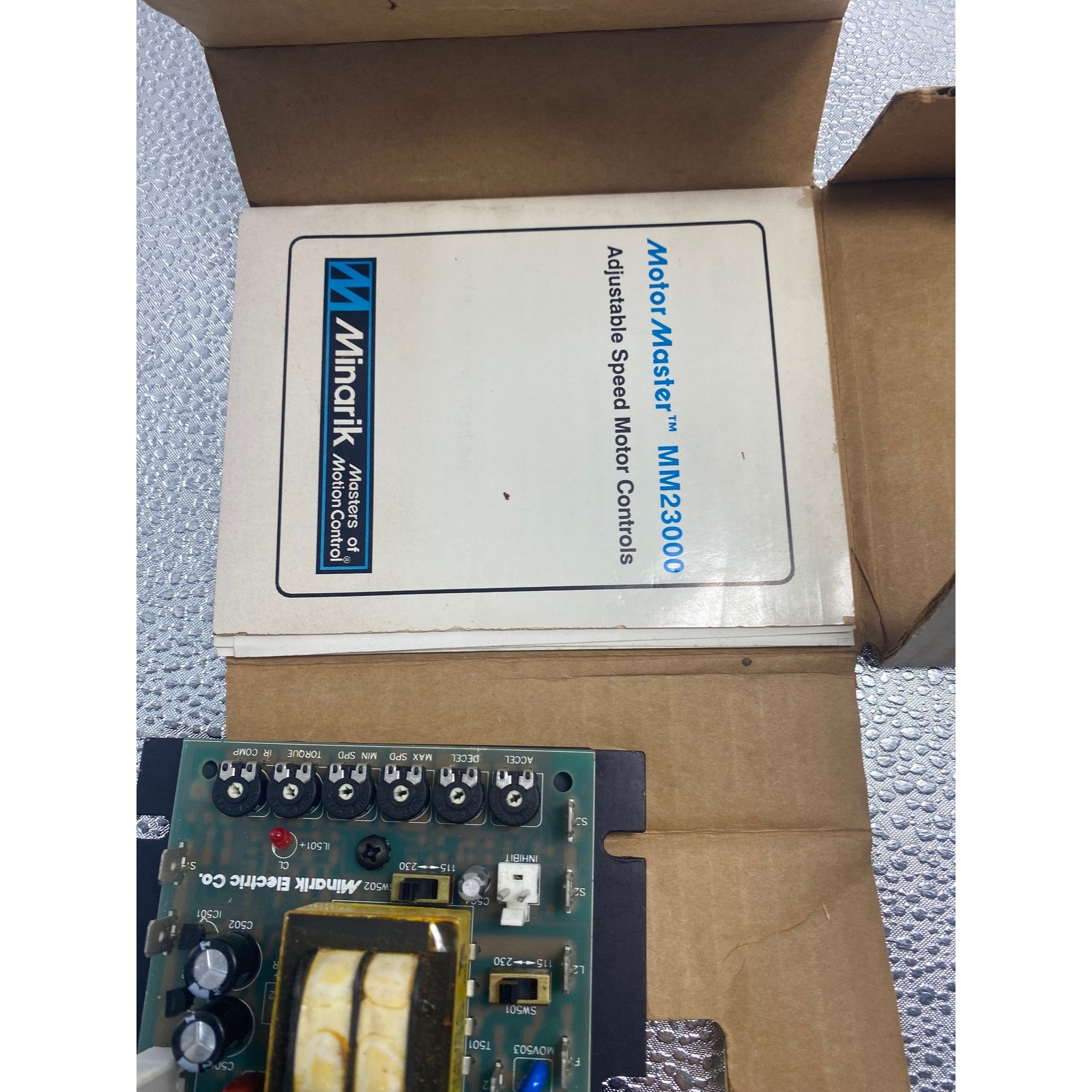 Minarik MotorMaster MM23000 Adjustable Speed Motor Control New Open Box
