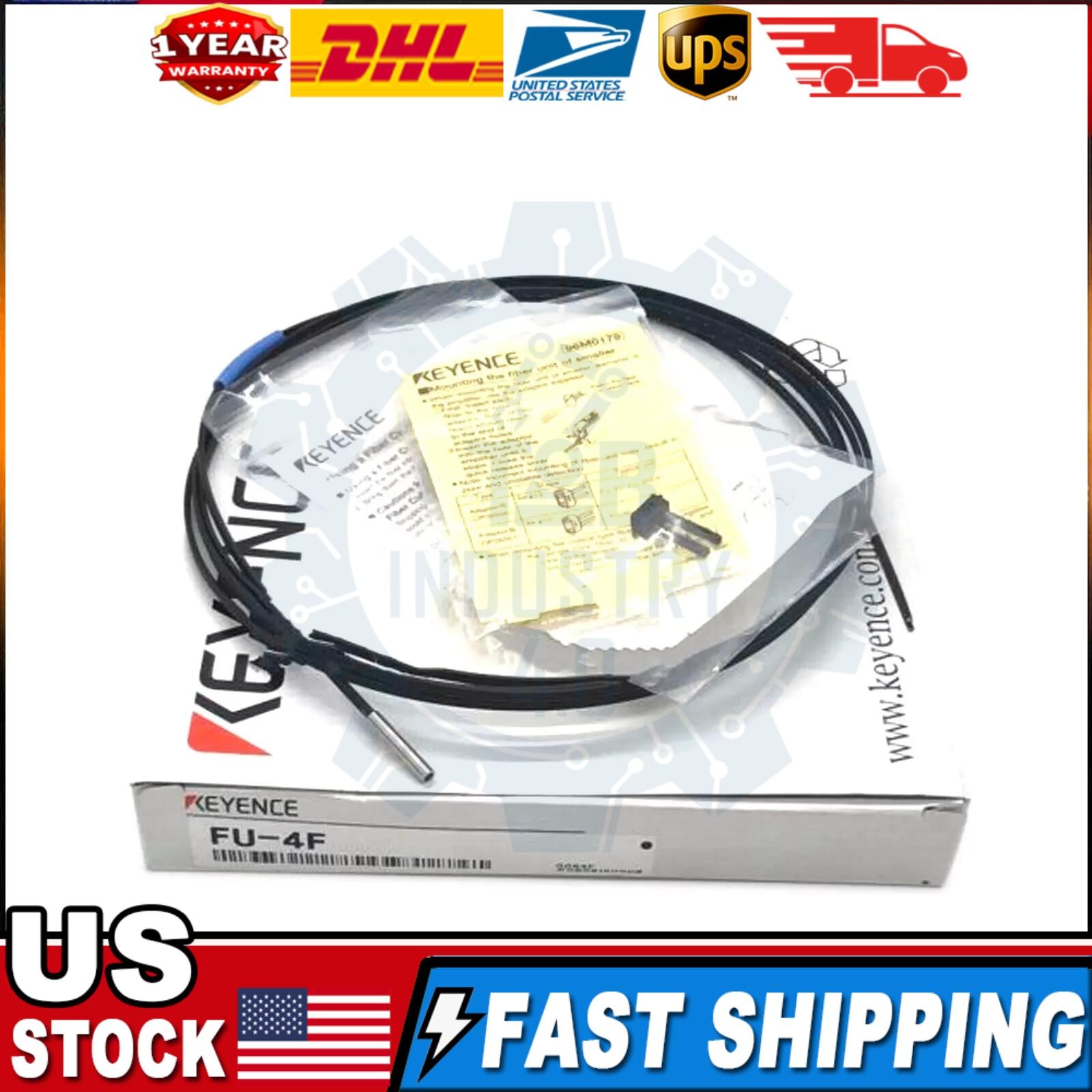 KEYENCE FU-4F Digital Fiber Optic Sensor FU4F New Free Shipping