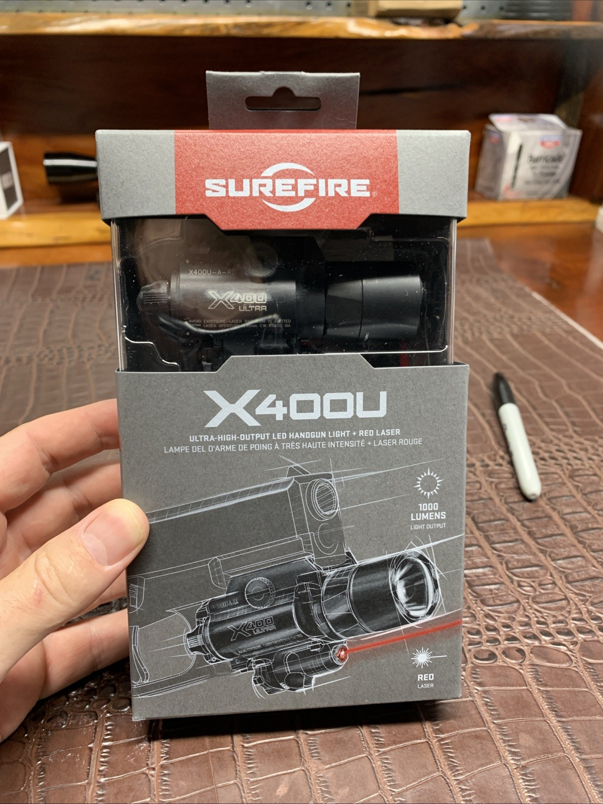 NEW Surefire X400 Light/ Red Laser 1000 Lumens 2026 Manufactured