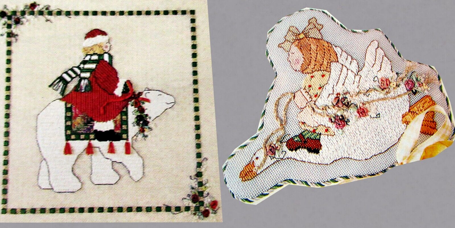 Ivy Snowball Polar Bear Just Ducky Feather Friend CREWEL NEEDLEPOINT PRO PATTERN