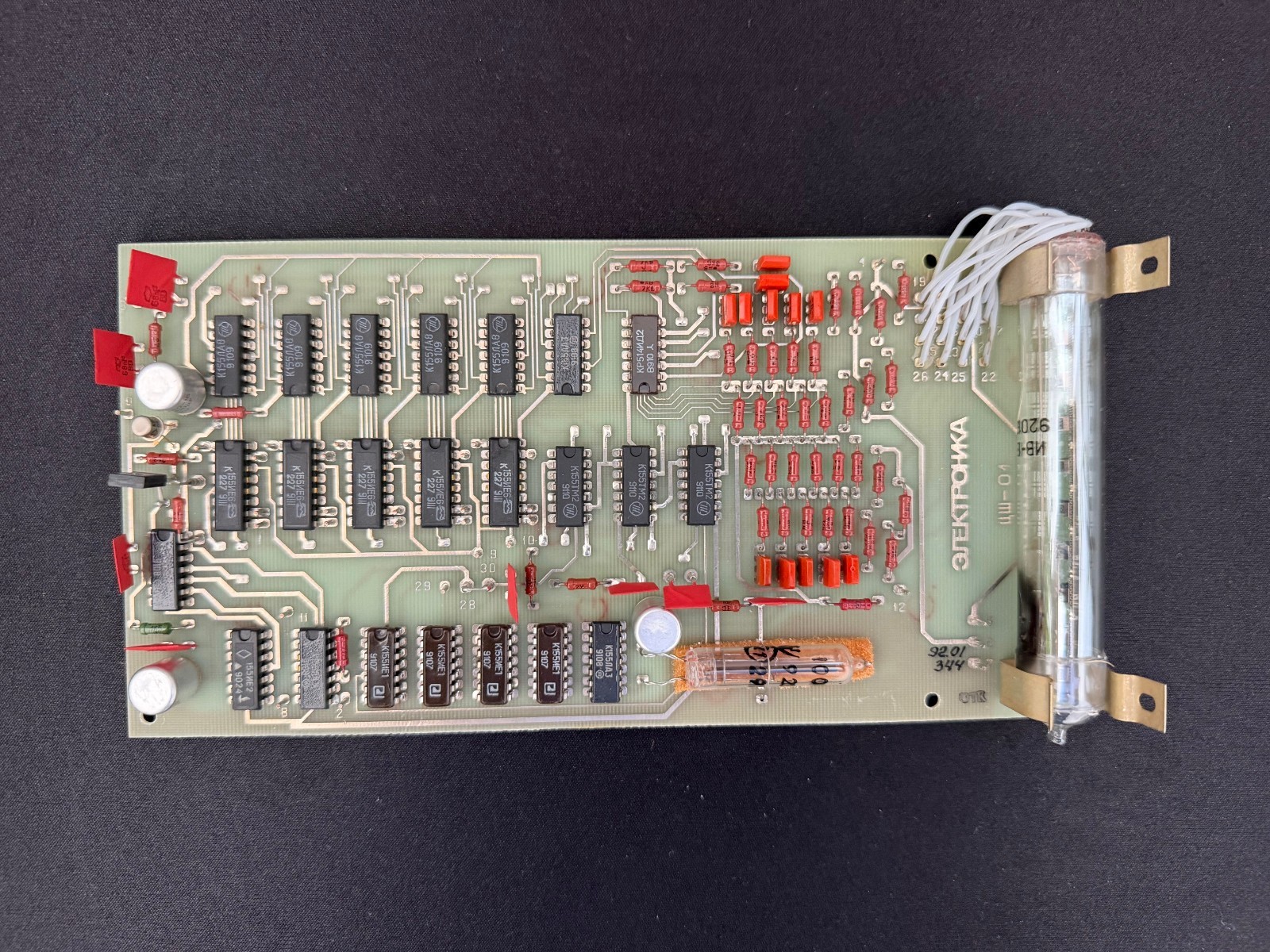 Vintage Elektronika CSh-01 Nixie Tube Digital Scale USSR Kit Complete Box Manual