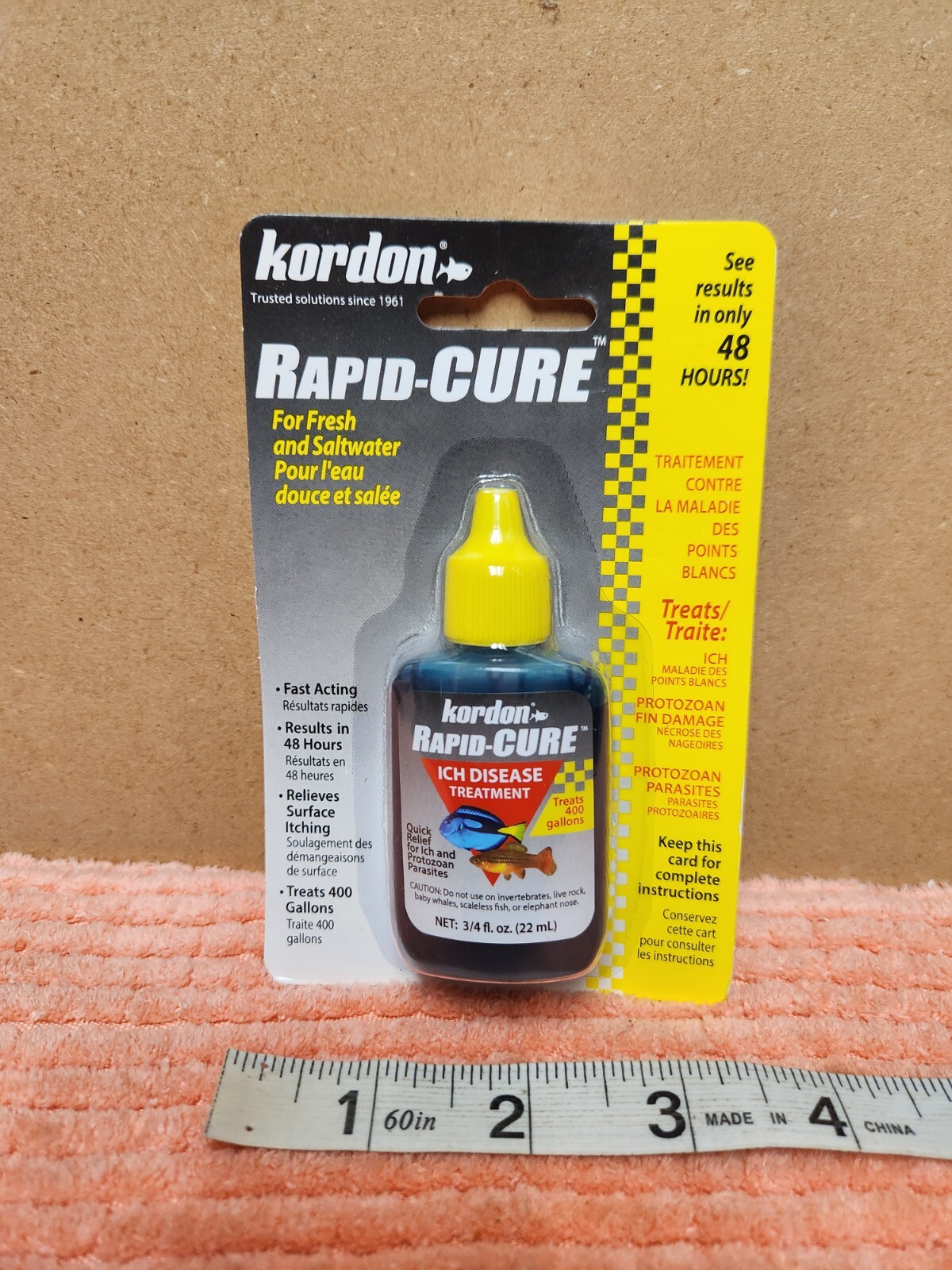 Kordon Rapid-Cure ICH DISEASE TREATMENT Quick Relief For Ich Protozoan Parasites
