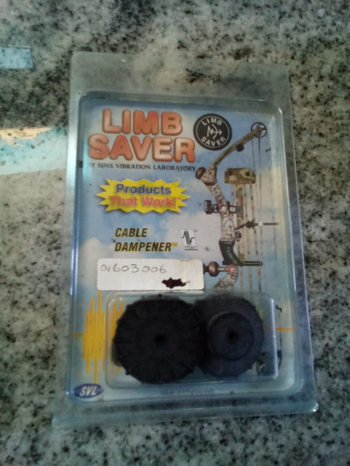 LimbSaver Original Cable Guard Dampener, Model #03006, Black, NEW old stock