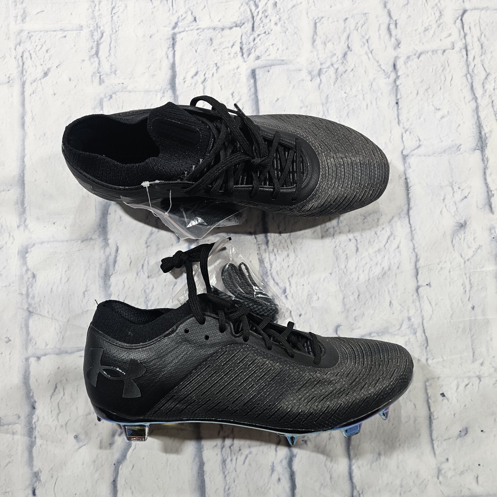 Under Amour MENS SIZE 7.5 Shadow FG Black Soccer Cleats 3025643-002