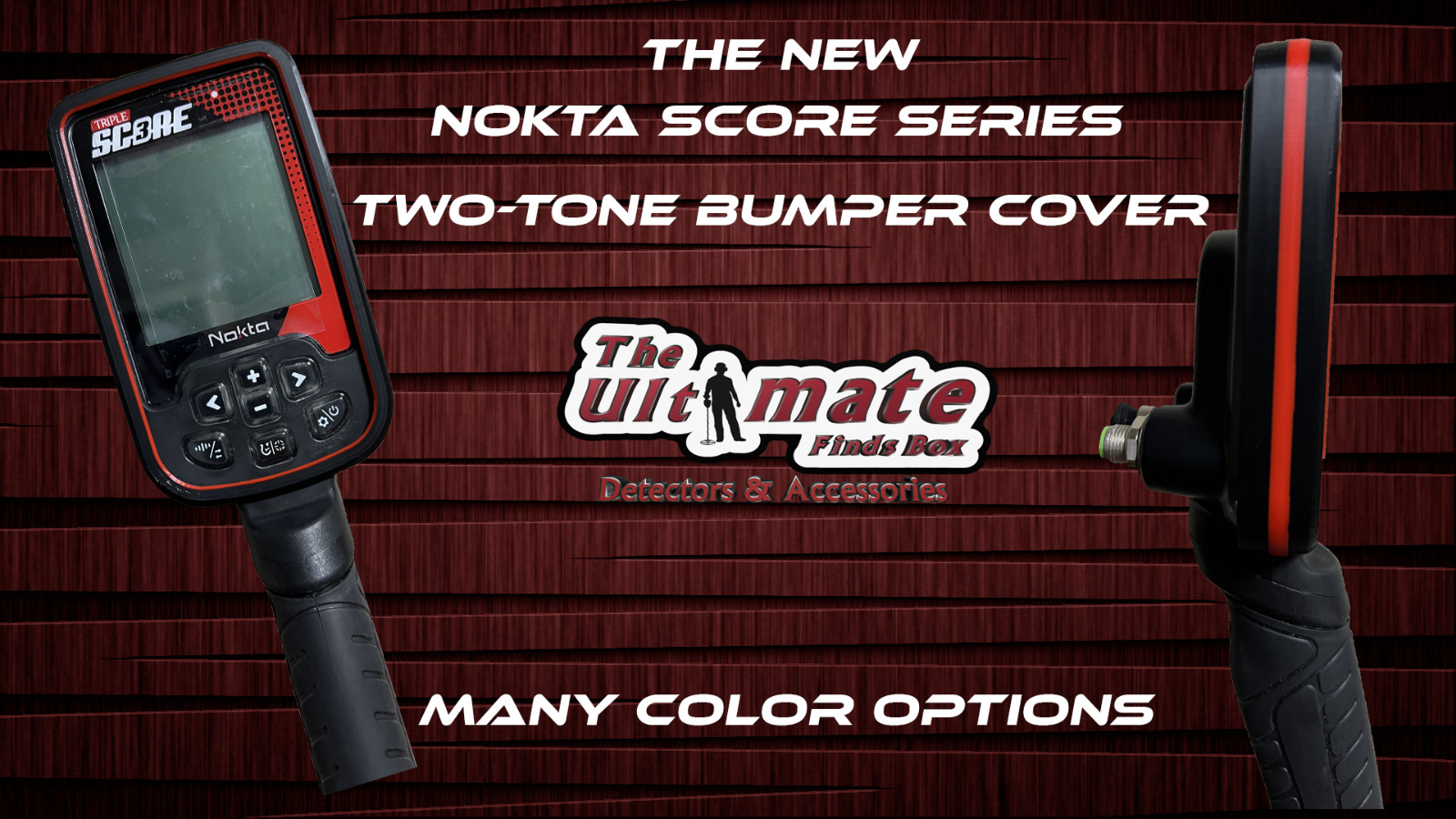 Nokta Score Series Two-Tone Control Box Bumper Cover 100% filled