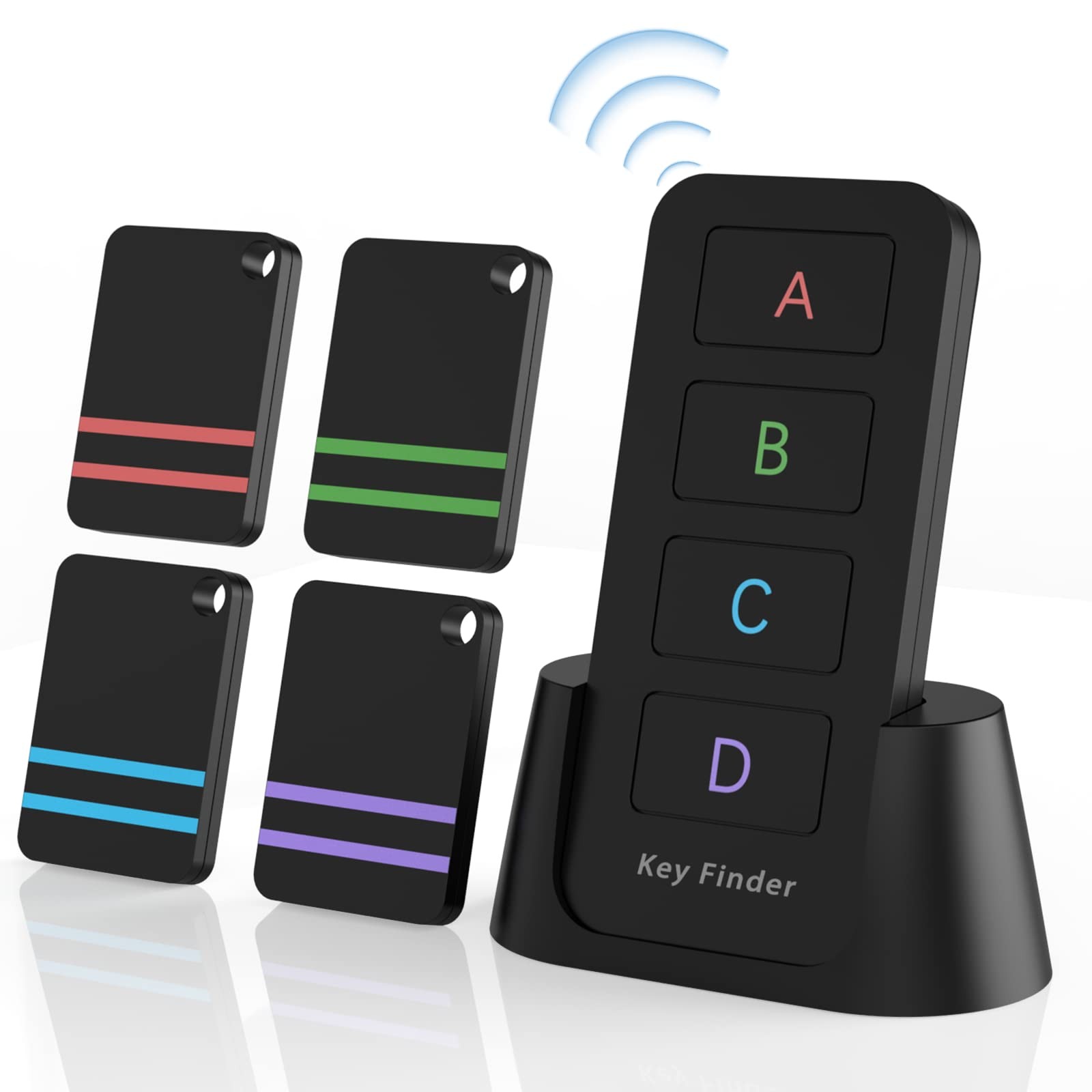 Remote Control Finder, Pack of 4 Find My Keys Device | Stick on Remote Finder...