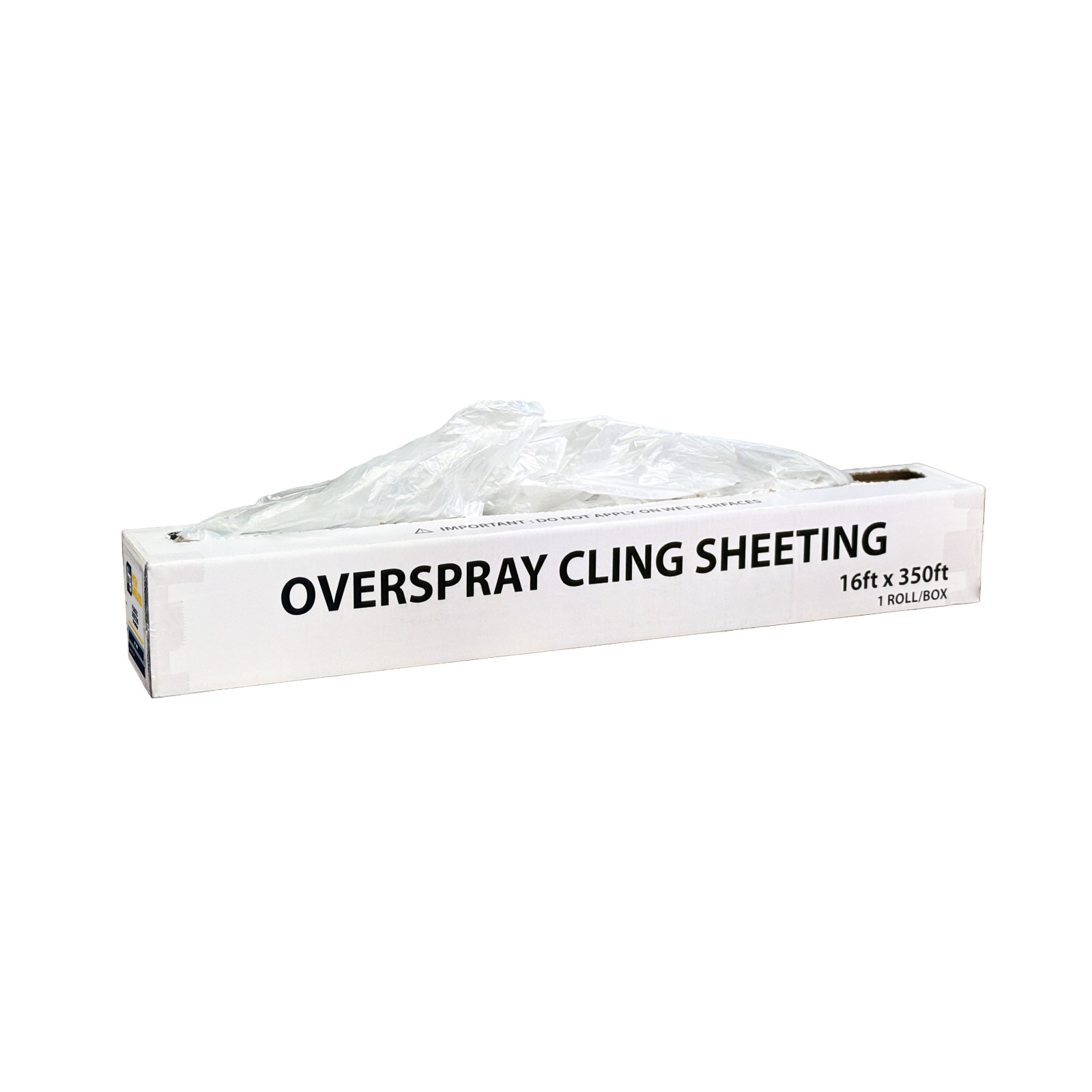 High Ground 16' x 350' Plastic Overspray Sheeting for Automotive Refinishing