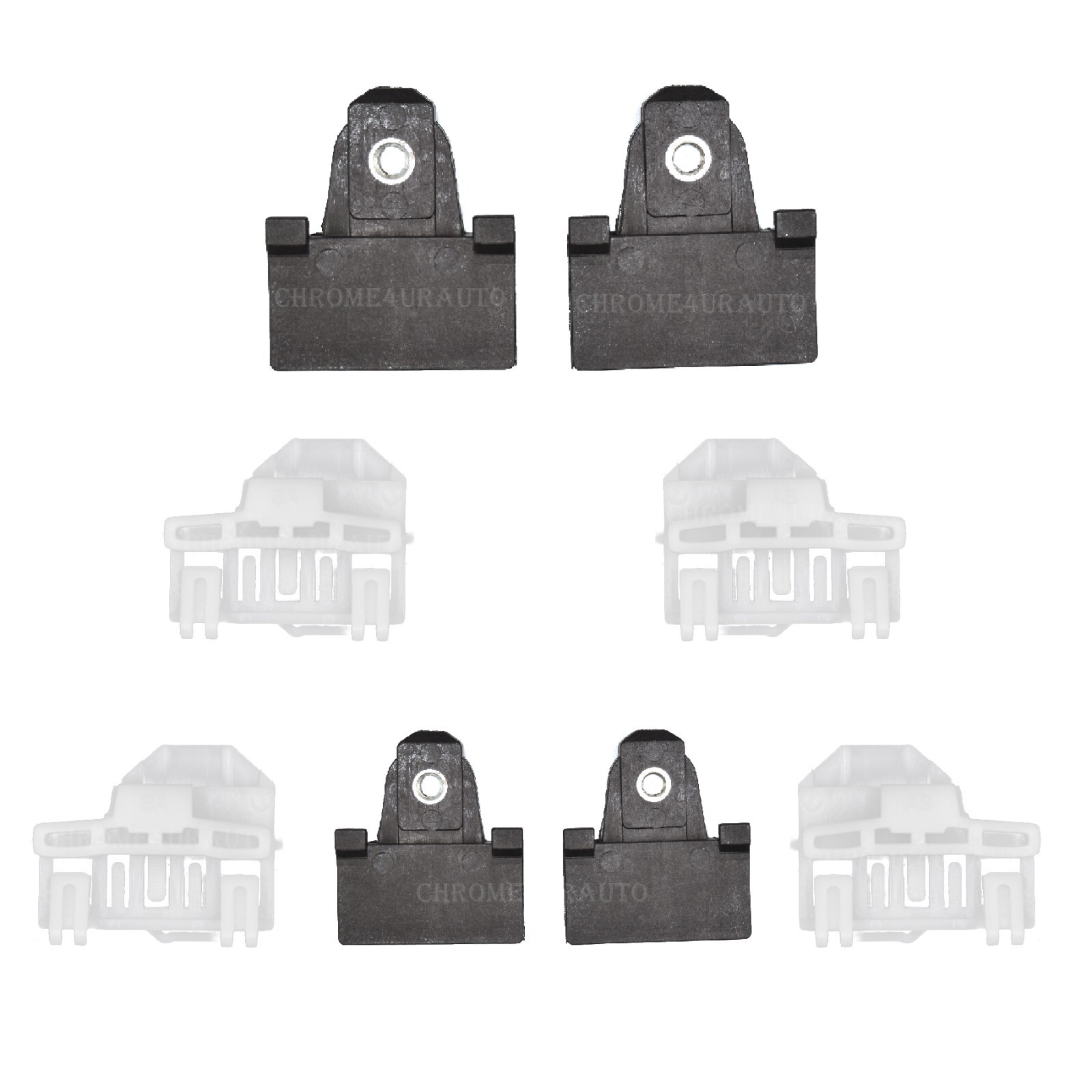 8 Pcs Front Left & Right Window Regulator Glass Guide Sash Clips Grand Am Alero