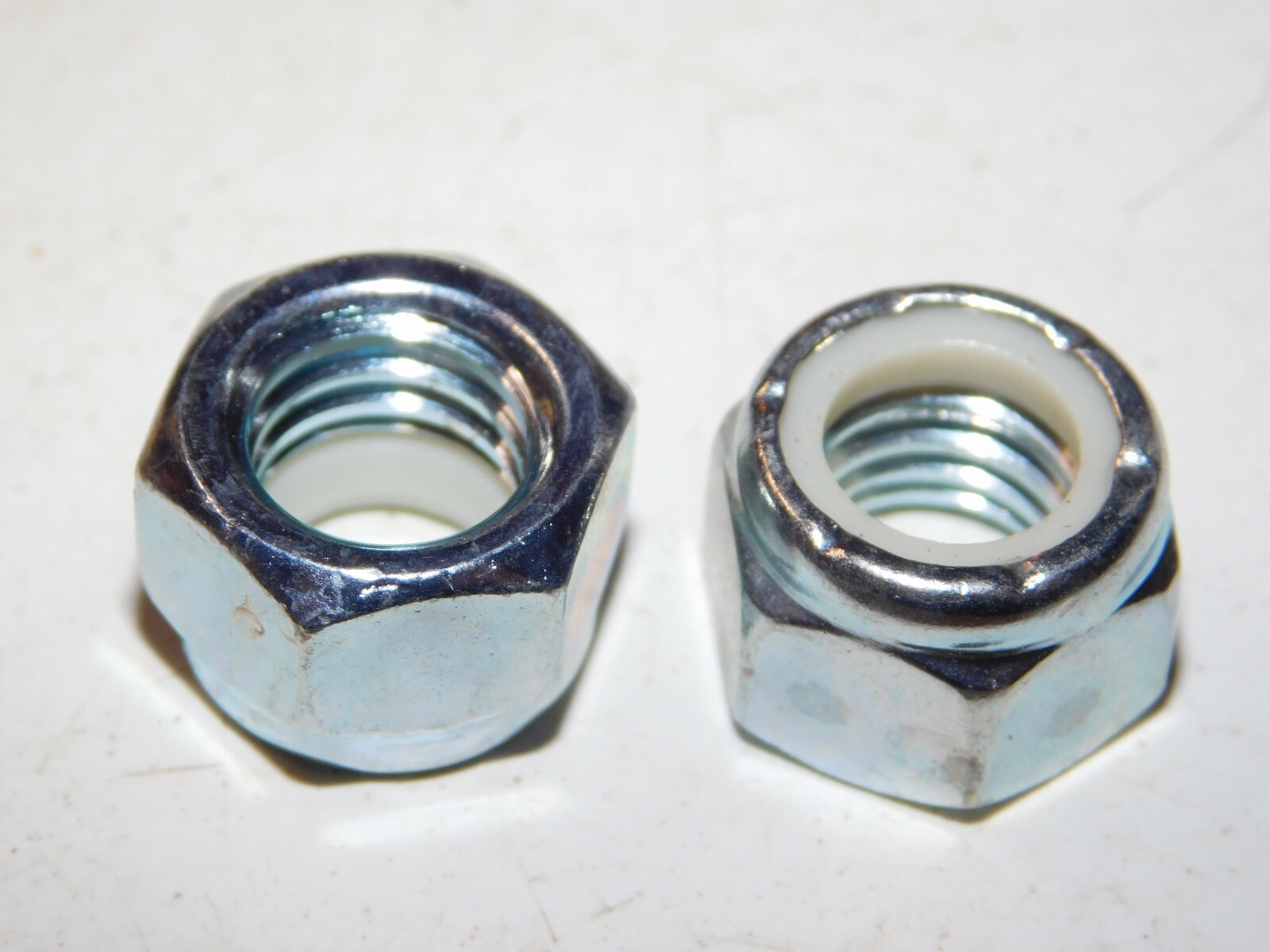 Qty 200: 7/16" Coarse Thread Nylon Insert Lock Nut Zinc Plated