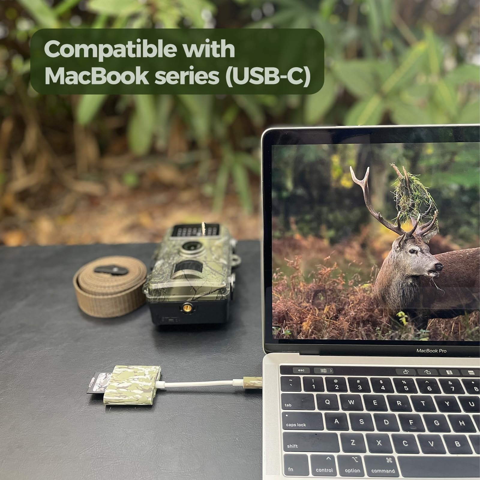 Trail Camera Viewer, Game SD Card Reader for 1 Count (Pack of 1)