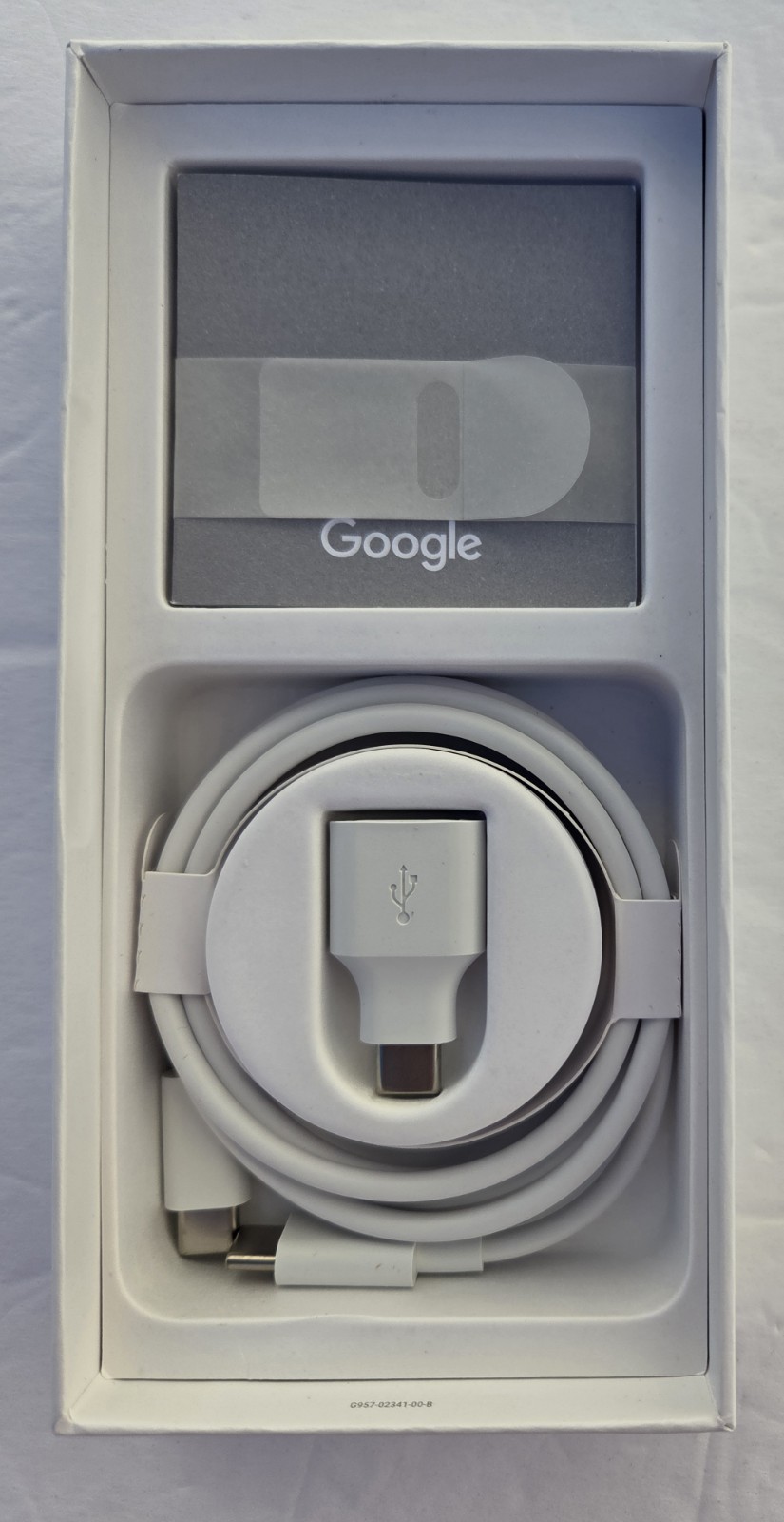 Google Pixel 7 Obsidian Box With Sync Cable And Adapter (No Phone) FREE Shipping