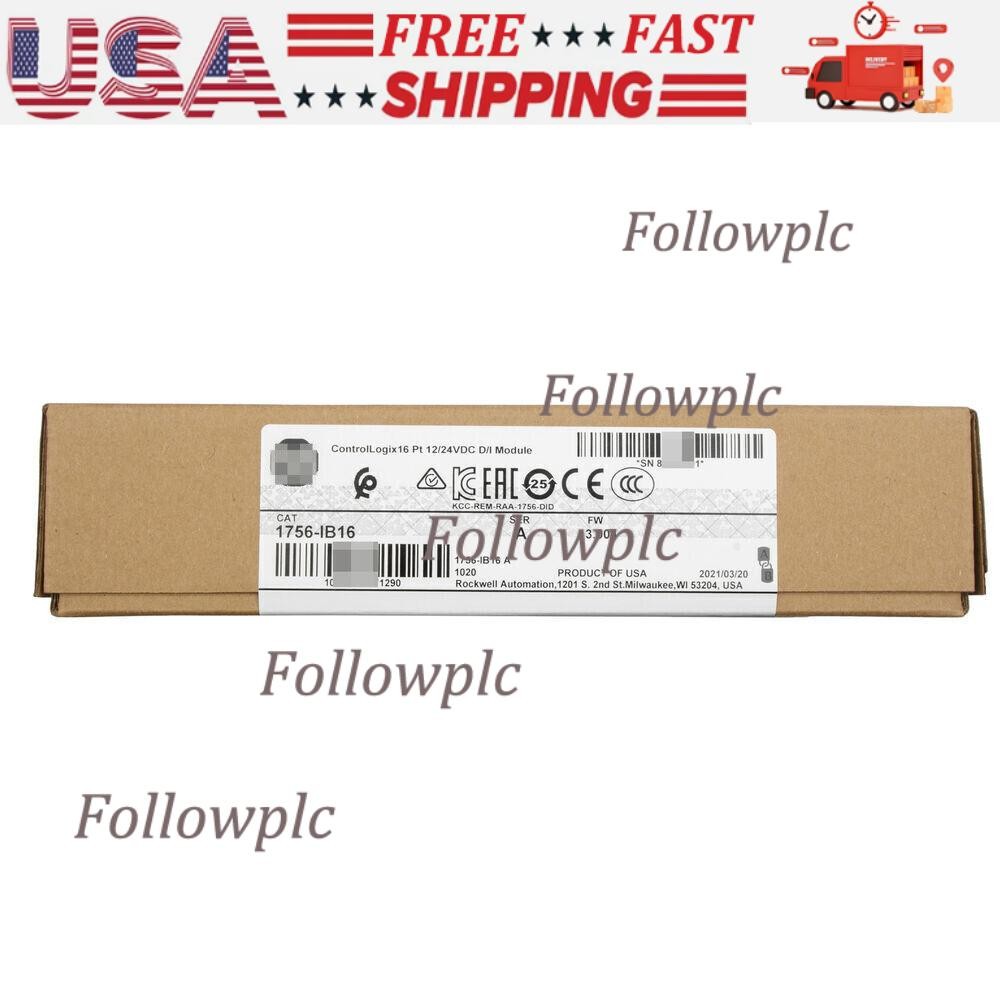 1756-IB16 New Factory Sealed AB ControlLogix Input Module US Free Tax
