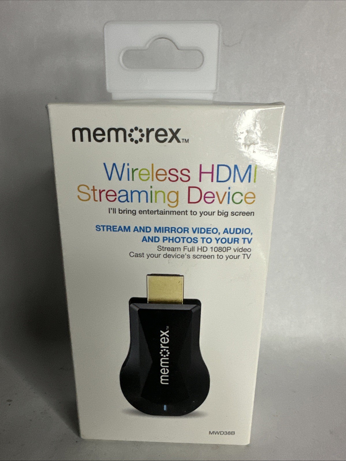 Memorex Wi-Fi HDMI Screen Mirroring Device 2.4GHz, iOS Compatible