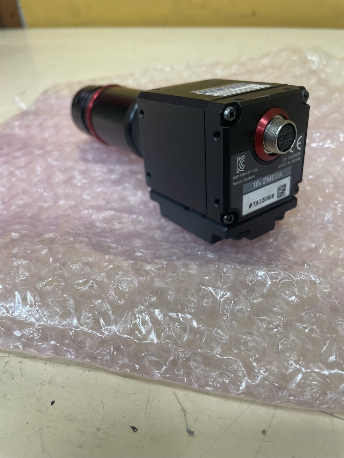 Keyence CA-HX200M Machine Vision Camera High Speed 16x 2 MEGA w/ F2.8/50mm Lens