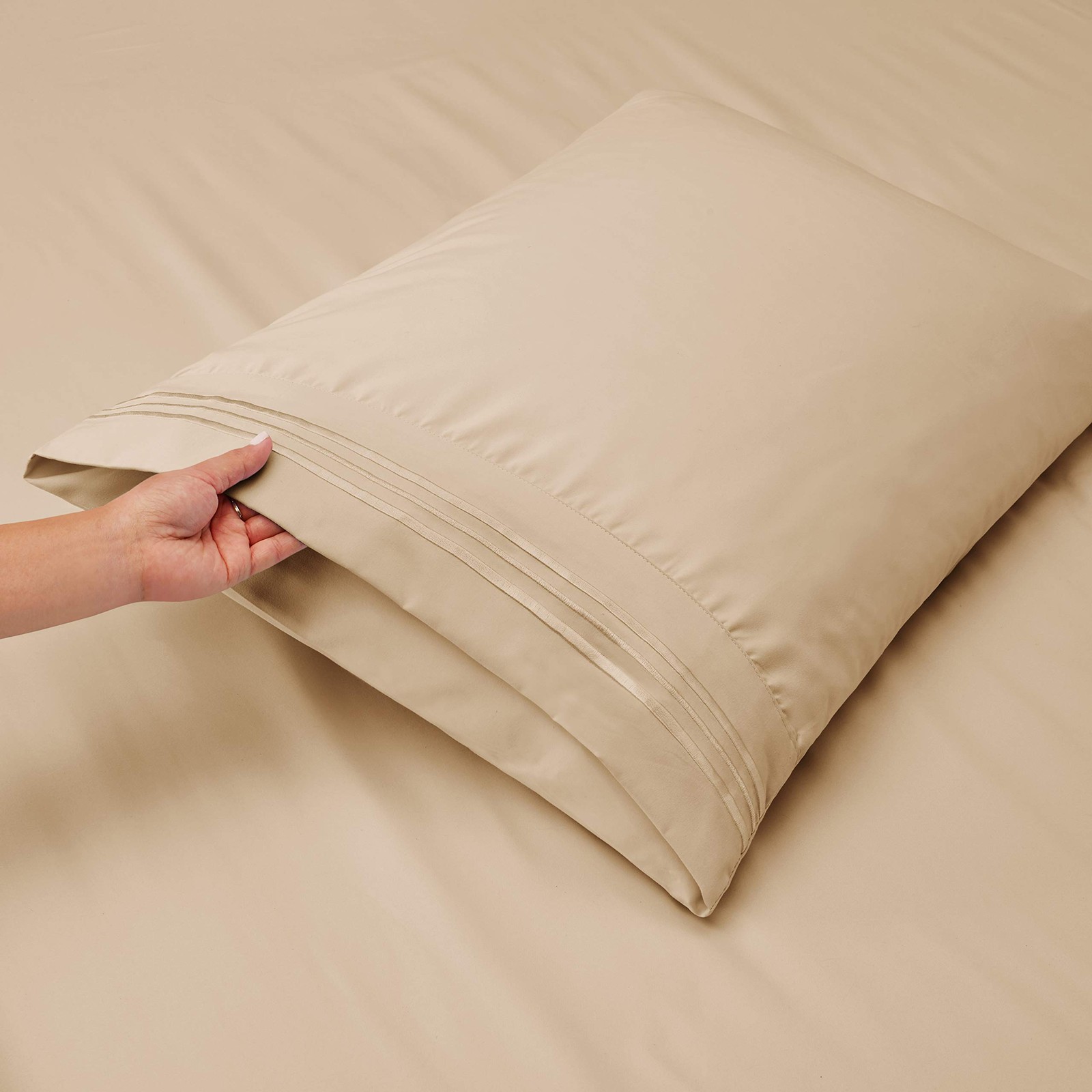 Flex Top King Sheets, 6 Piece Set - Hotel Luxury Sheets for Top Split King Be...