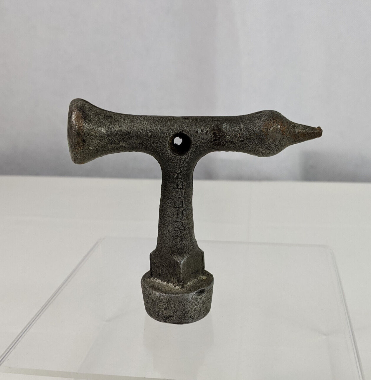 VTG Mueller Cast Iron Multi-tool T-Handle Tool Wrench Hammer Gas Water Valve
