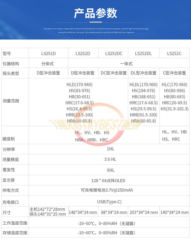 1PCS Linshang Leeb hardness tester LS252DC NEW