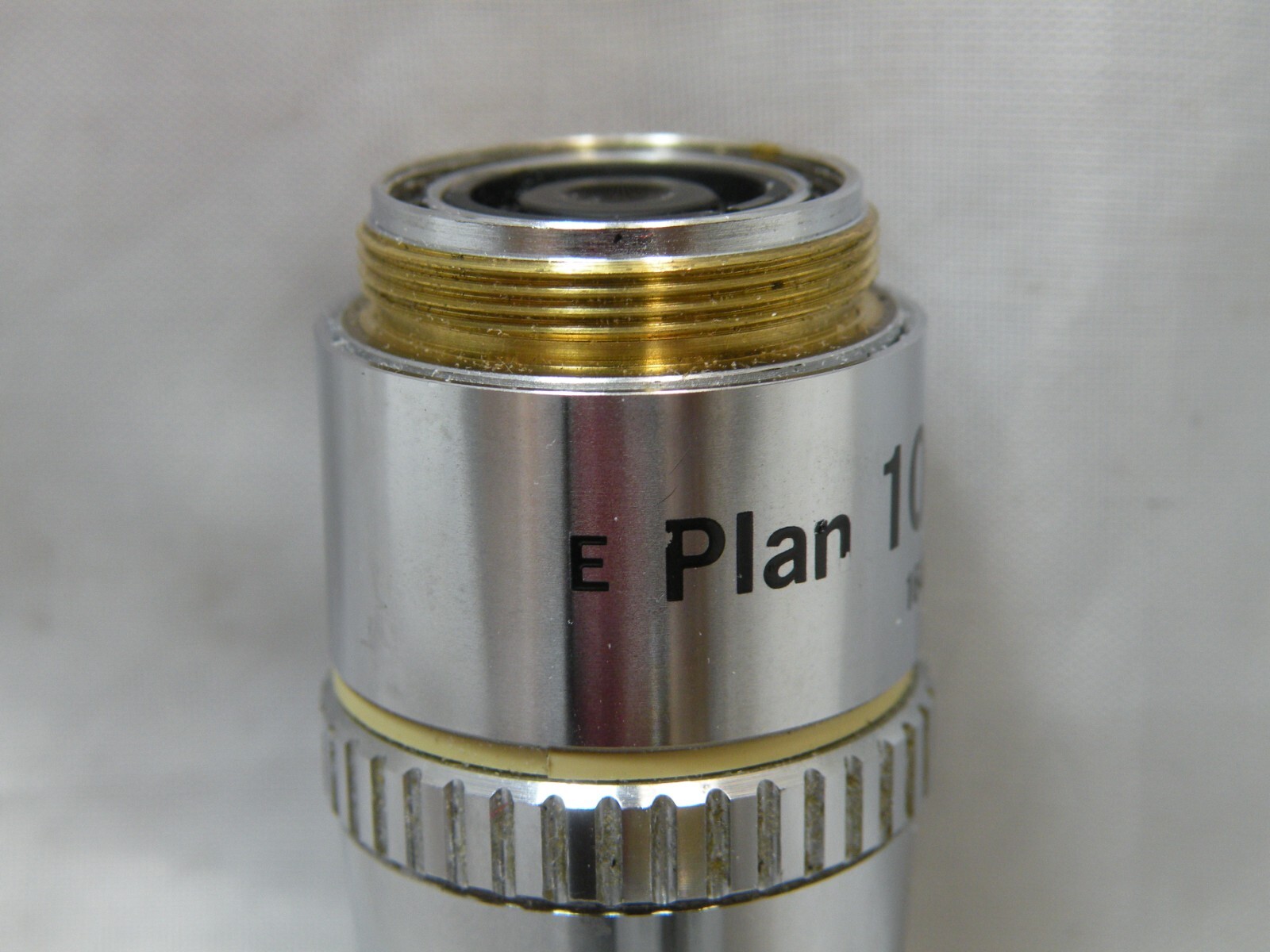 Nikon E-Plan Objectives:- 4X, 10X, 40X, 10OX Oil, Good Condition