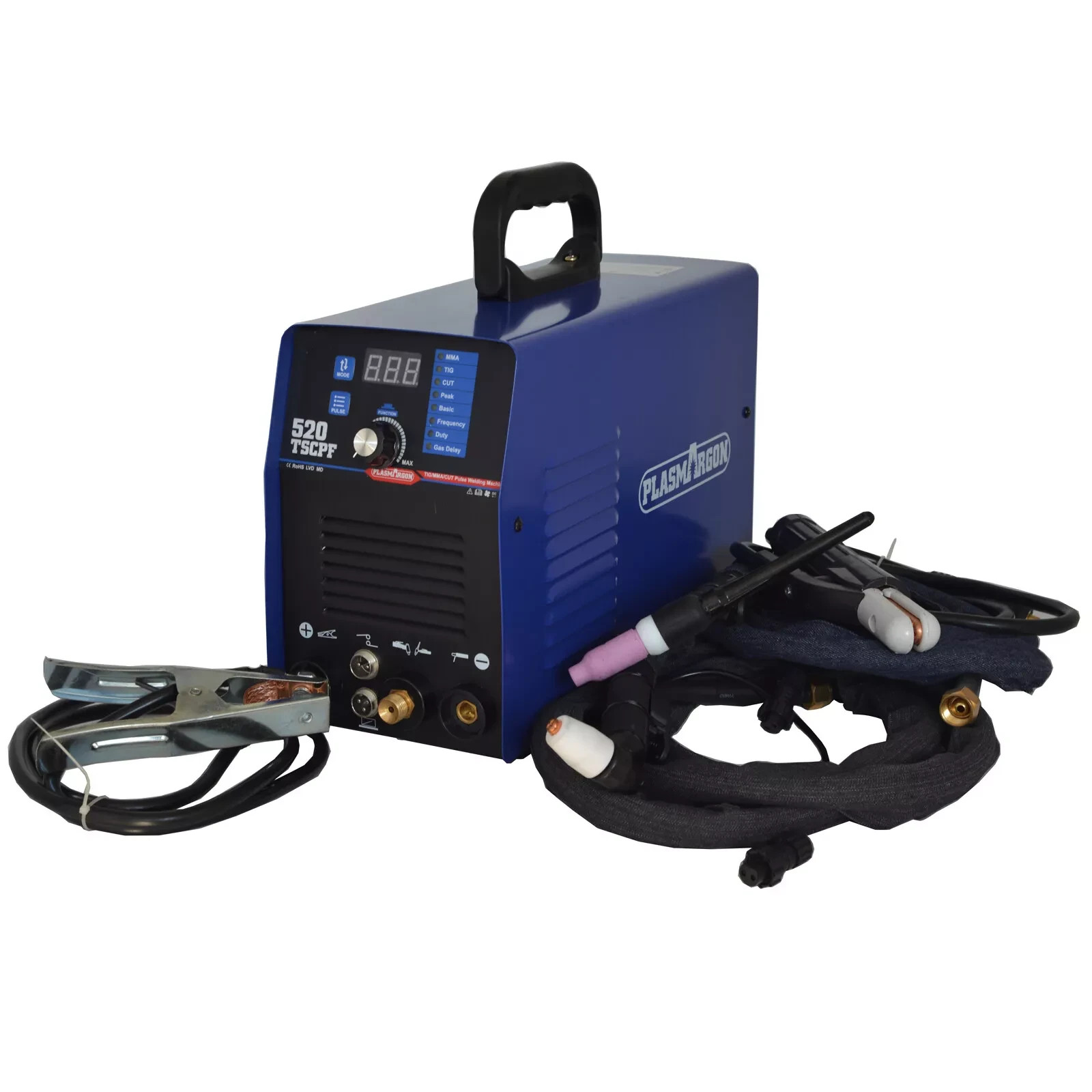 520TSCPF 3-IN-1 110V/220V Plasma Cutter Welder Machine HF 50A CUT/200A TIG/MMA