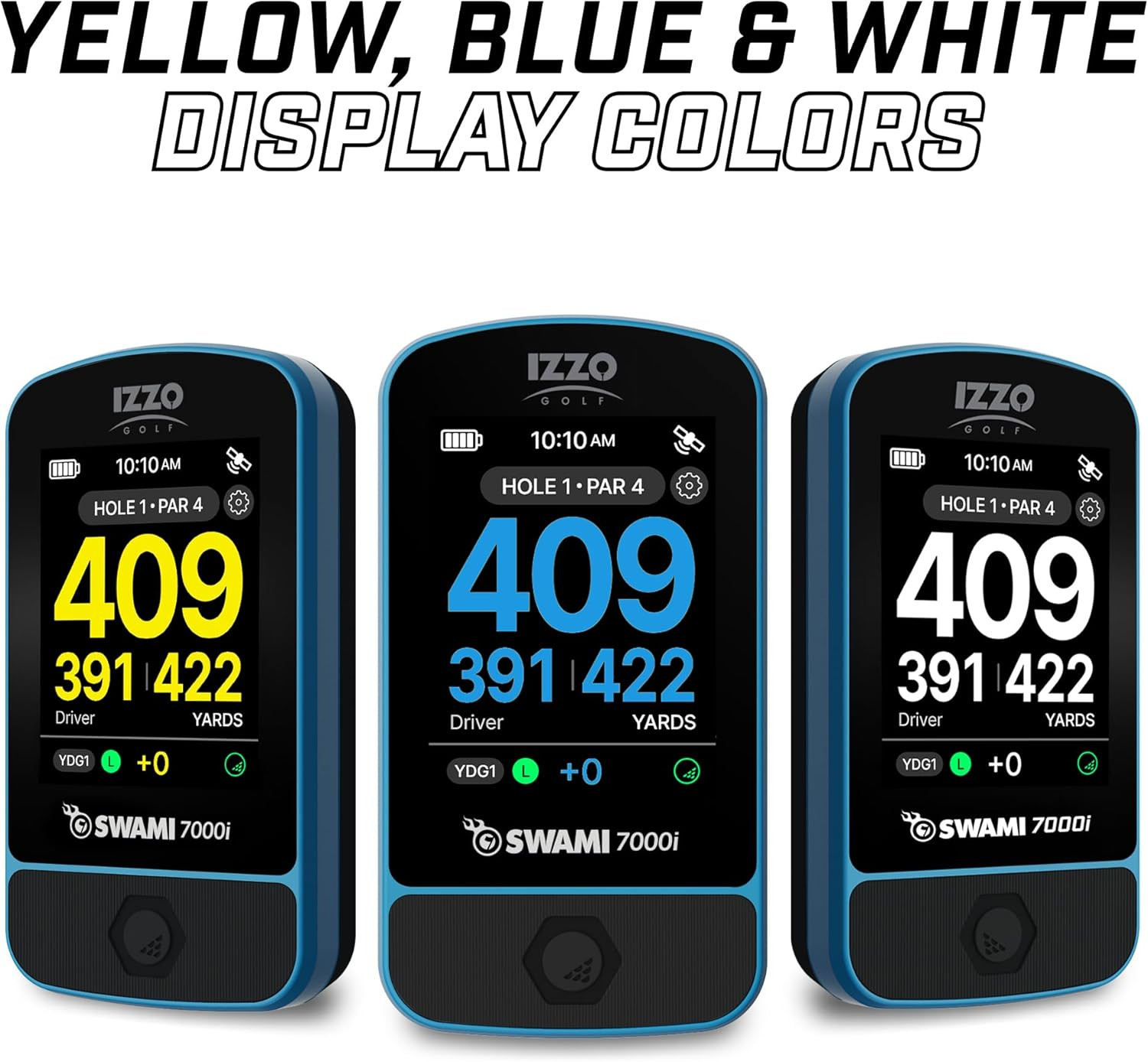 Swami Golf GPS Rangefinder - Color Display & Scorekeeper