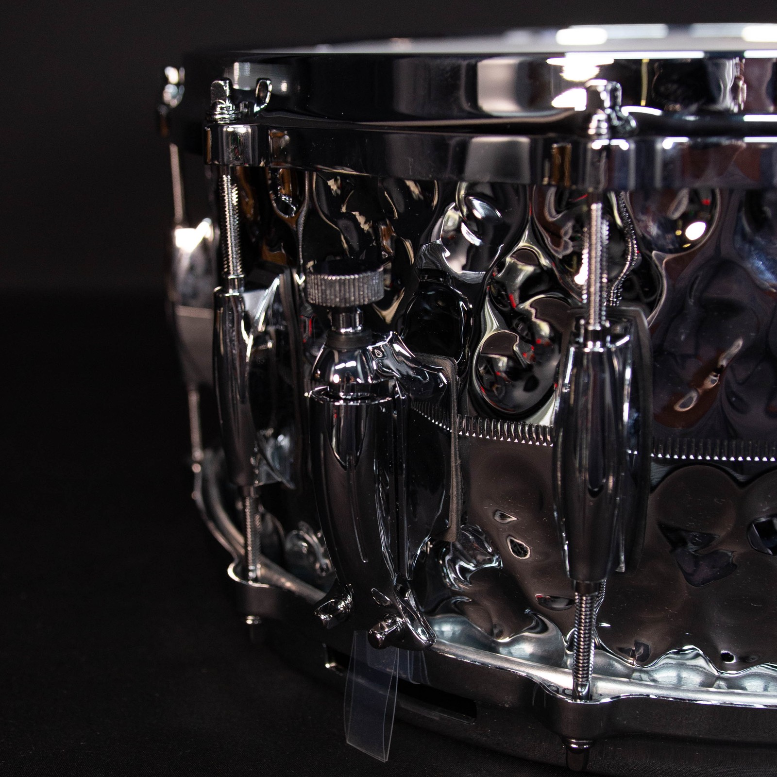 Gretsch 14" x 6.5" Hammered Chrome over Brass Snare Drum