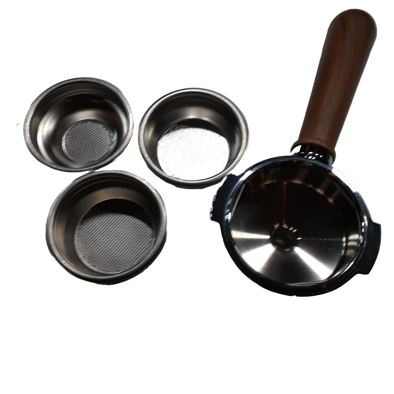 Lelit 2-Way Filerholder Walnut Wooden Handle