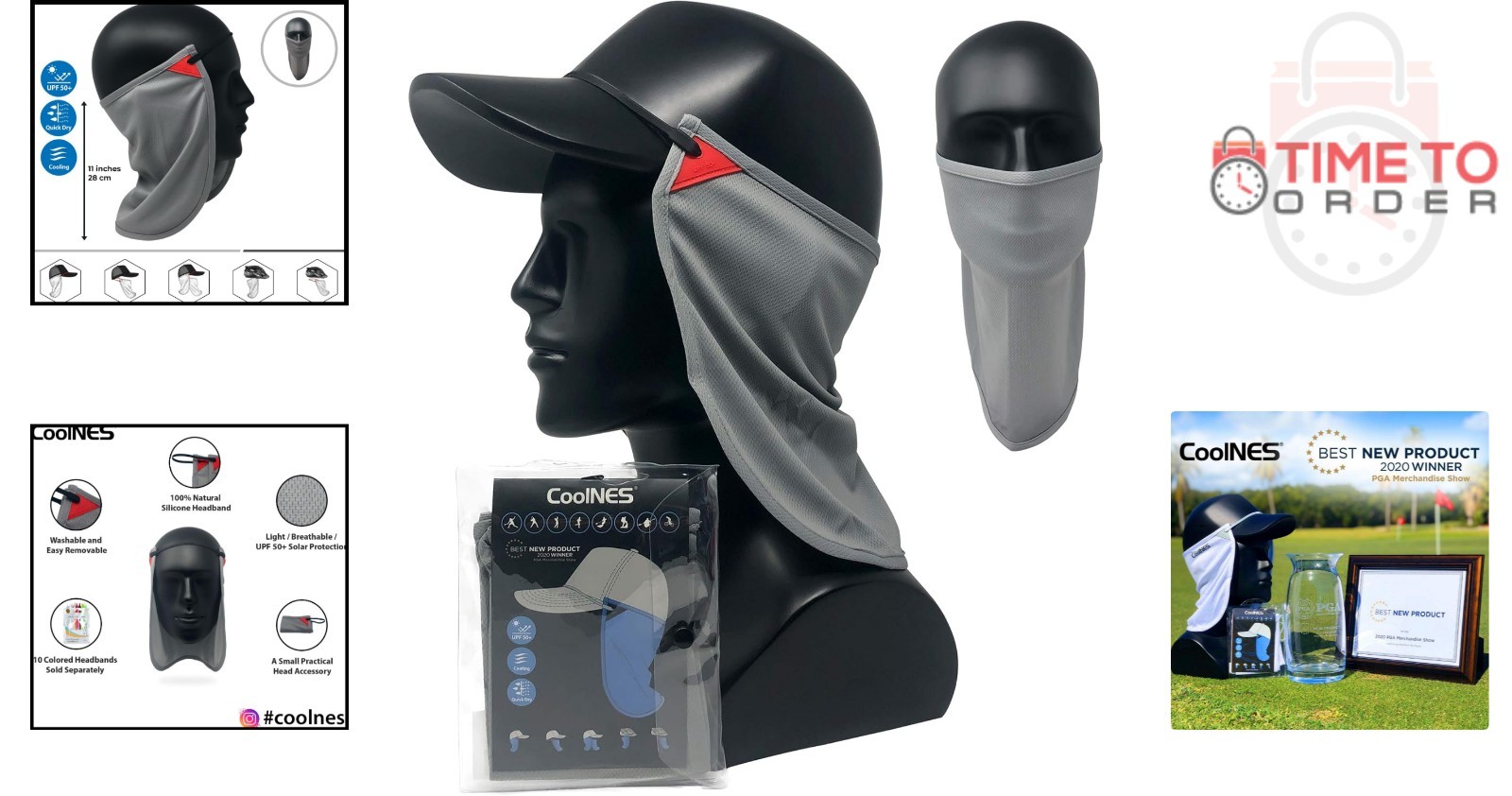 UV Sun Protection Neck Drape Face Covering Unisex Outdoor Sports Cooling