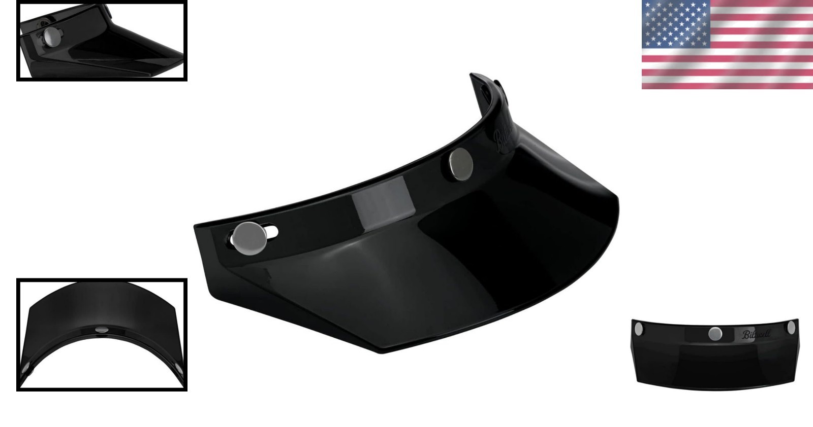 Helmet Visor 3 Snap Button Open Face Motorcycle Accessories Protective Cover