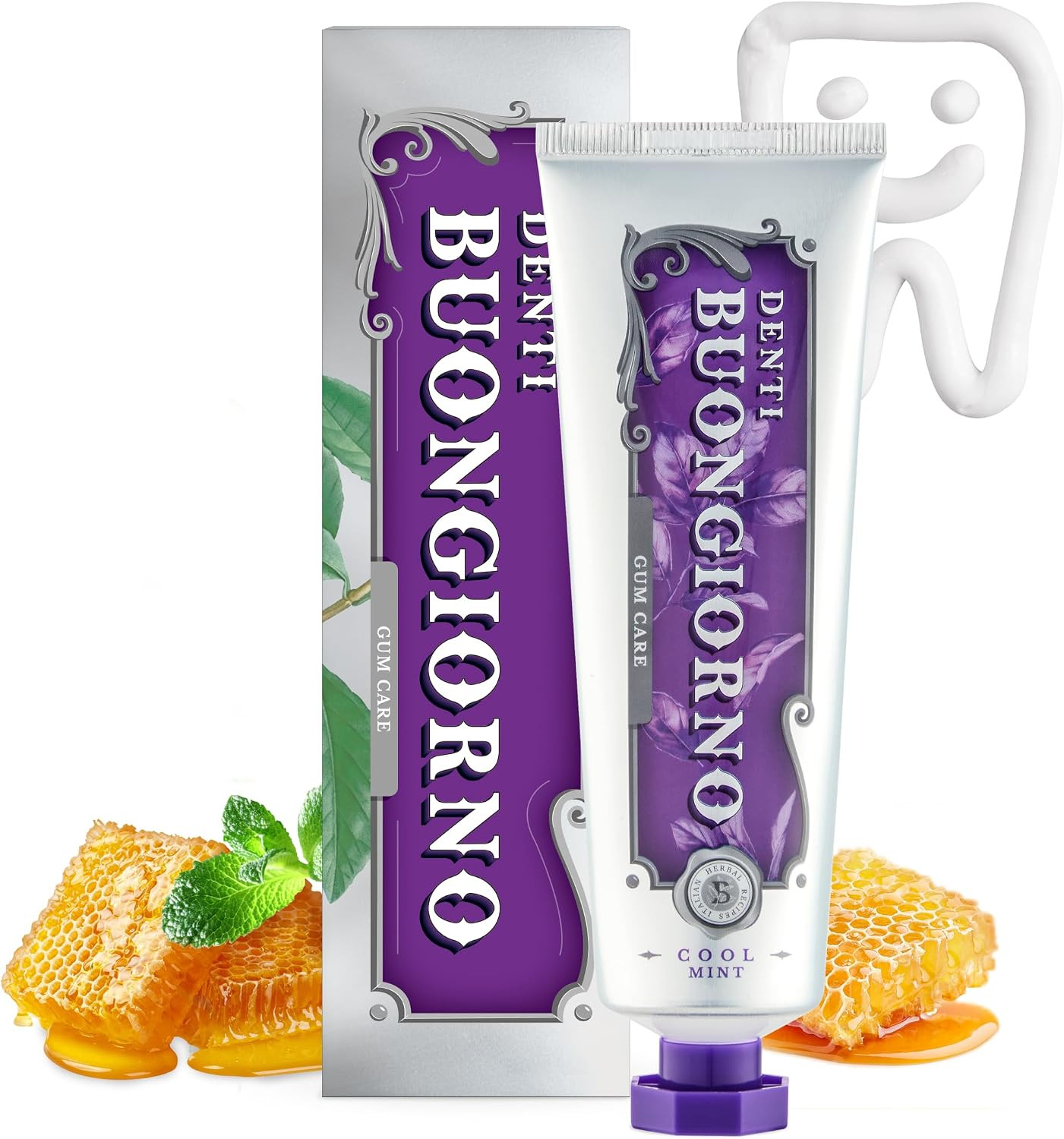 Toothpaste (Honey Mint)-Gingivitis & Periodontal Care for Bleeding Gums, Active