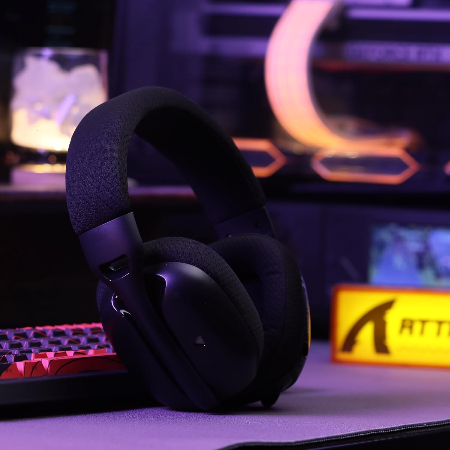 ATTACK SHARK L80PRO Wireless Gaming Headset, 20ms Low Latency, Dual Mics