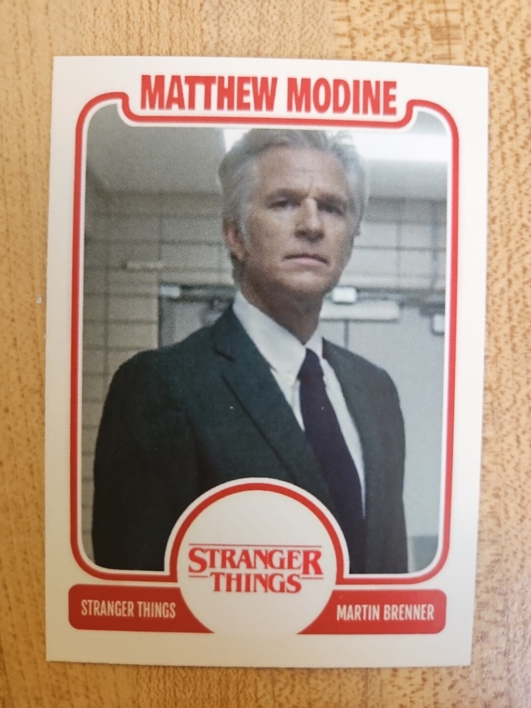 Stranger Things Custom Trading Card - Martin Brenner Played By Matthew Modine